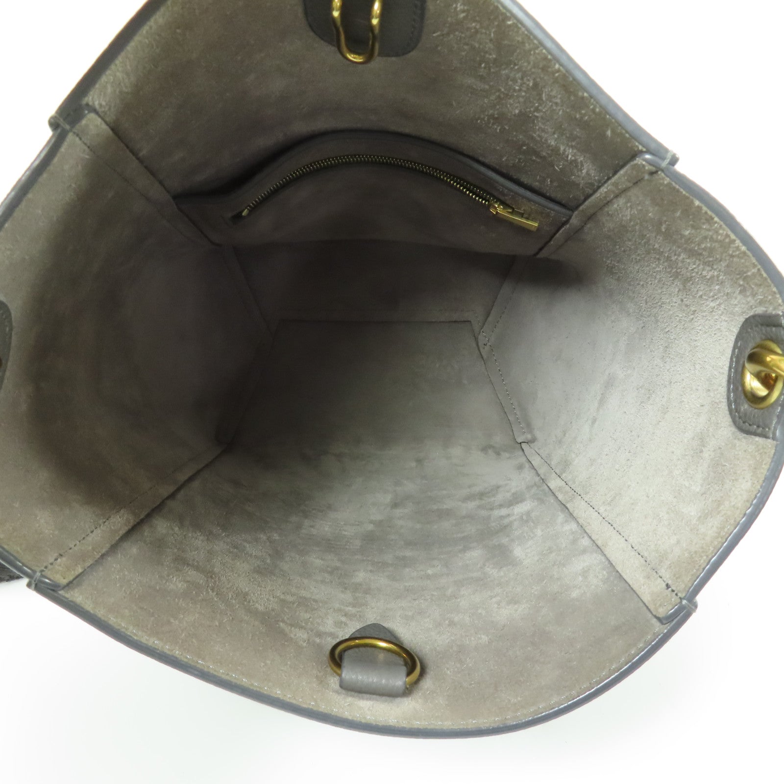 CELINE 牛皮皮革Sangle Bucket金扣肩背袋