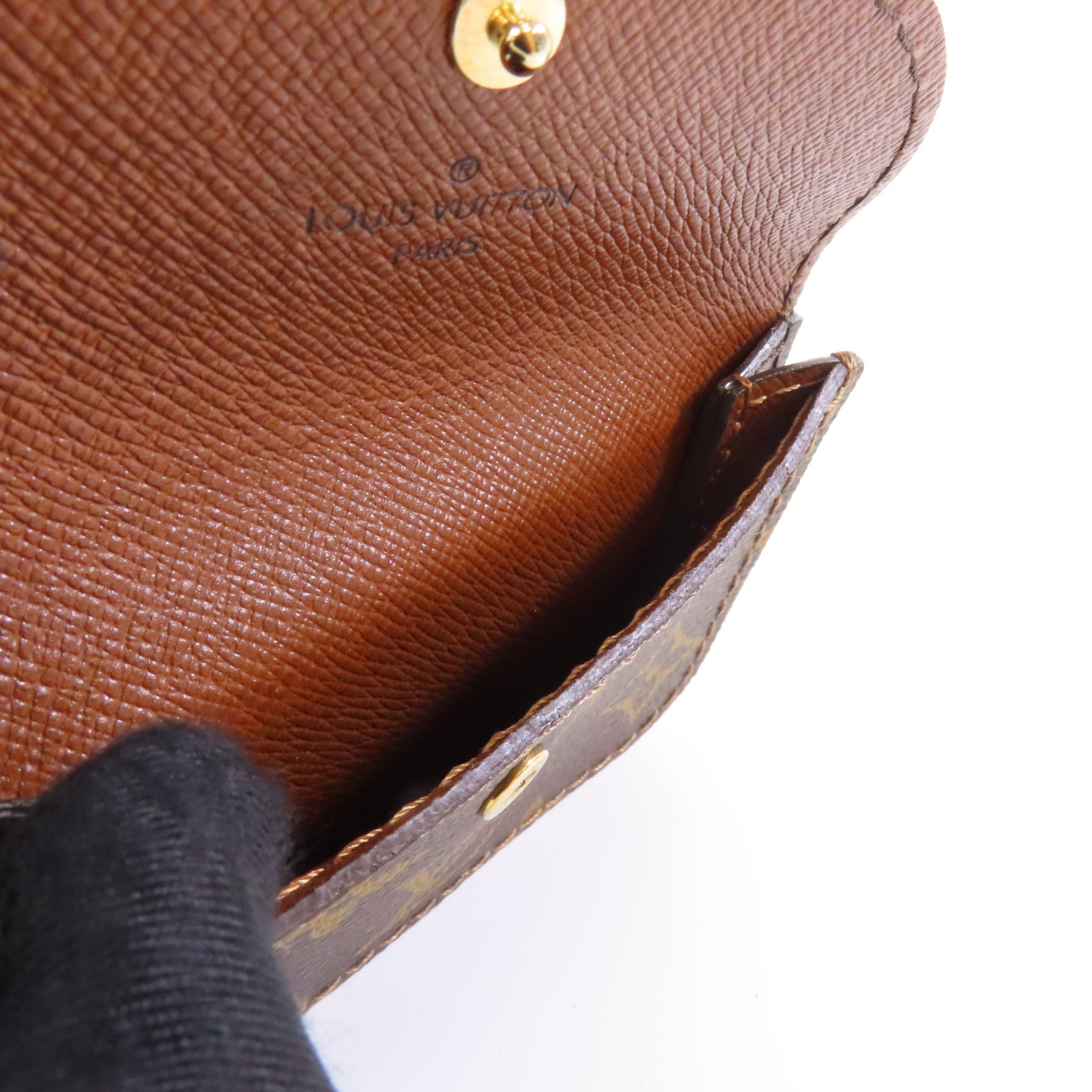 LOUIS VUITTON Monogram Ceinture Pochette#80金扣腰包啡色