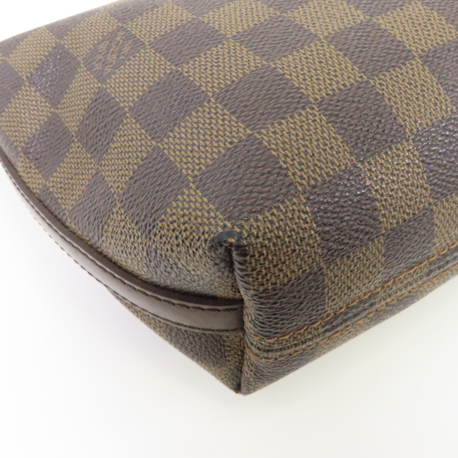 LOUIS VUITTON Damier Illovo PM金扣肩背袋棕色