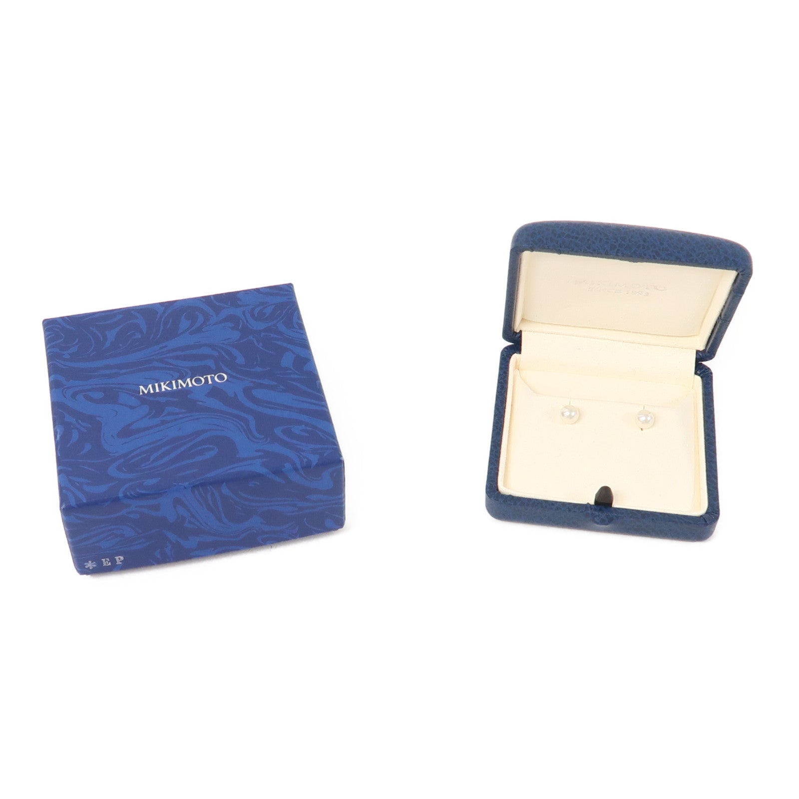 MIKIMOTO 18K黃金珍珠Earrings耳環白色