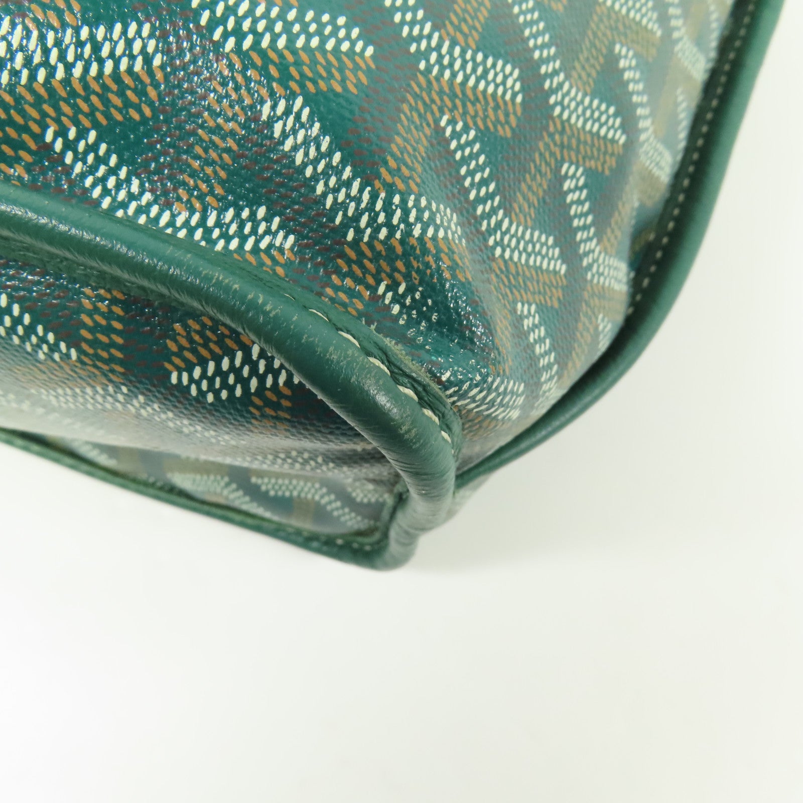 GOYARD PVC Anjou Mini銀扣肩背袋