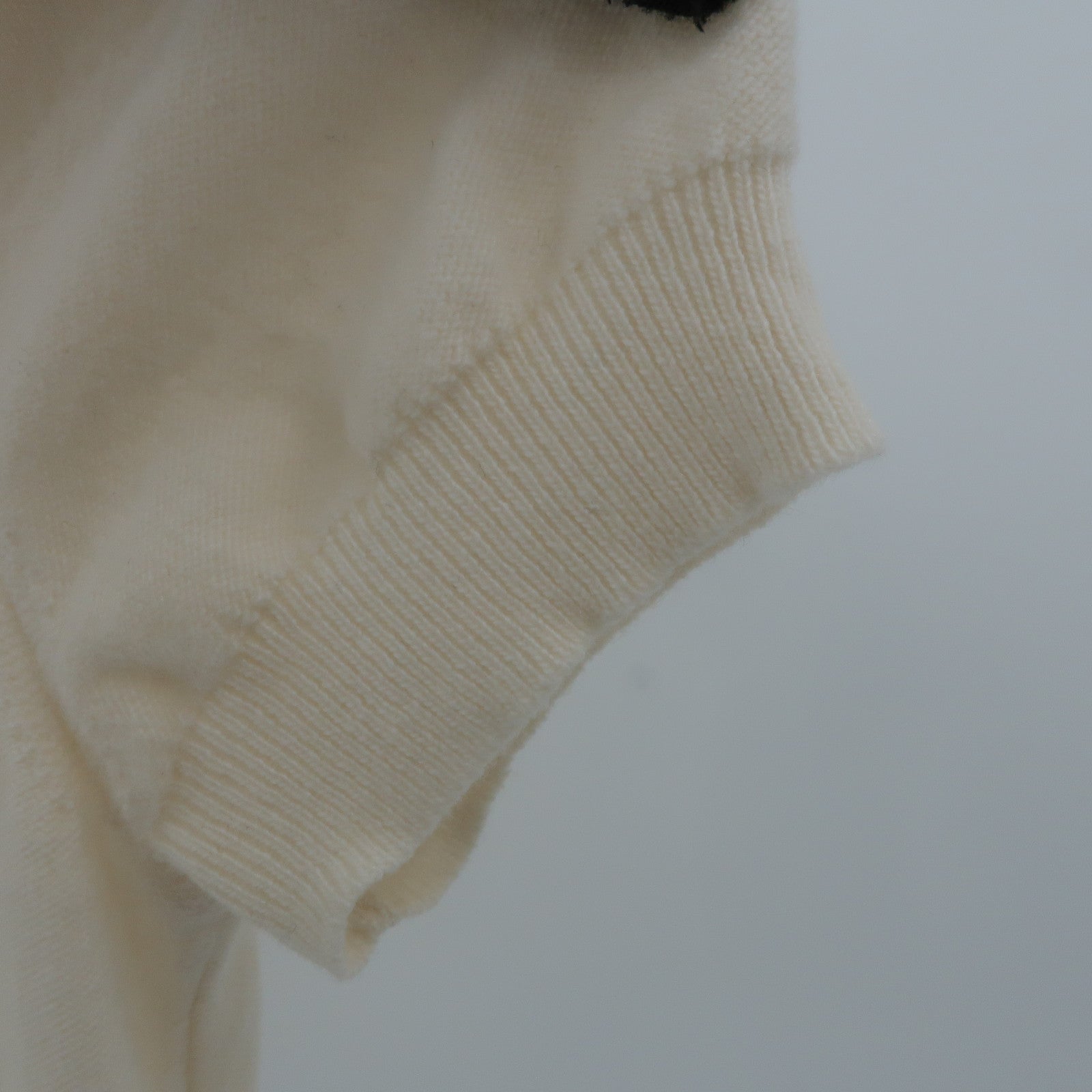 HERMES Laine Vierge/Cashmere Short Knit Sweater針織