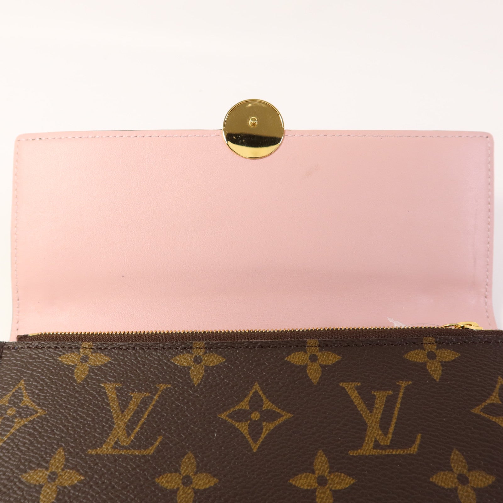 LOUIS VUITTON Monogram Long Bifold Wallet金扣長錢包