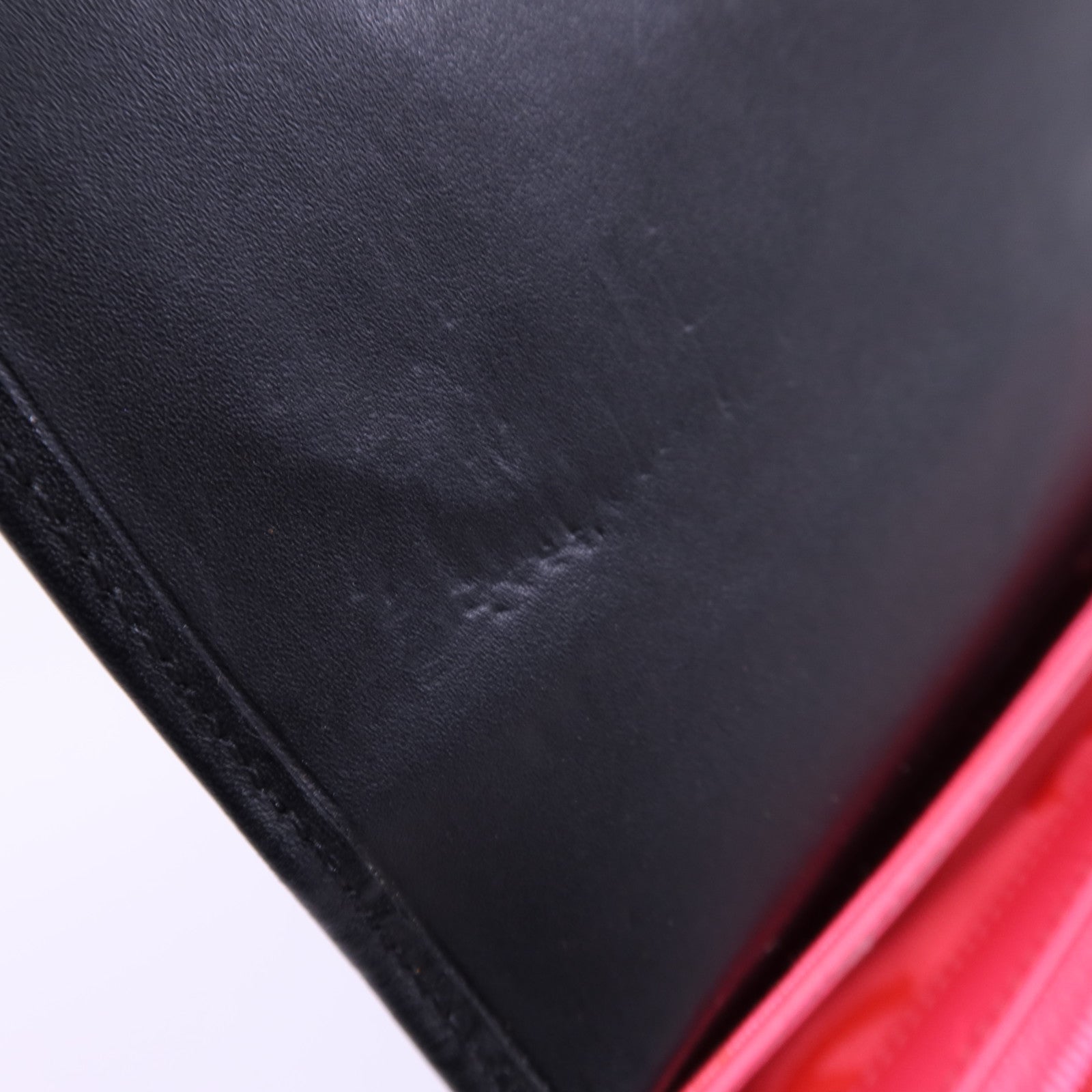 CHANEL 牛皮皮革Cambon Long Wallet銀扣長錢包