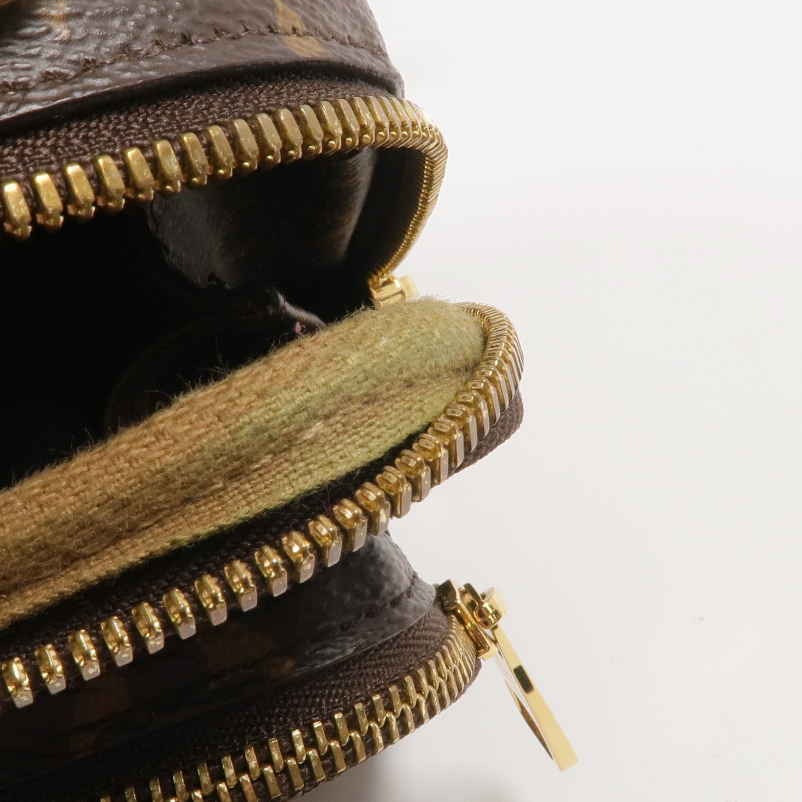 LOUIS VUITTON Monogram Utility金扣手挽肩背兩用袋棕色