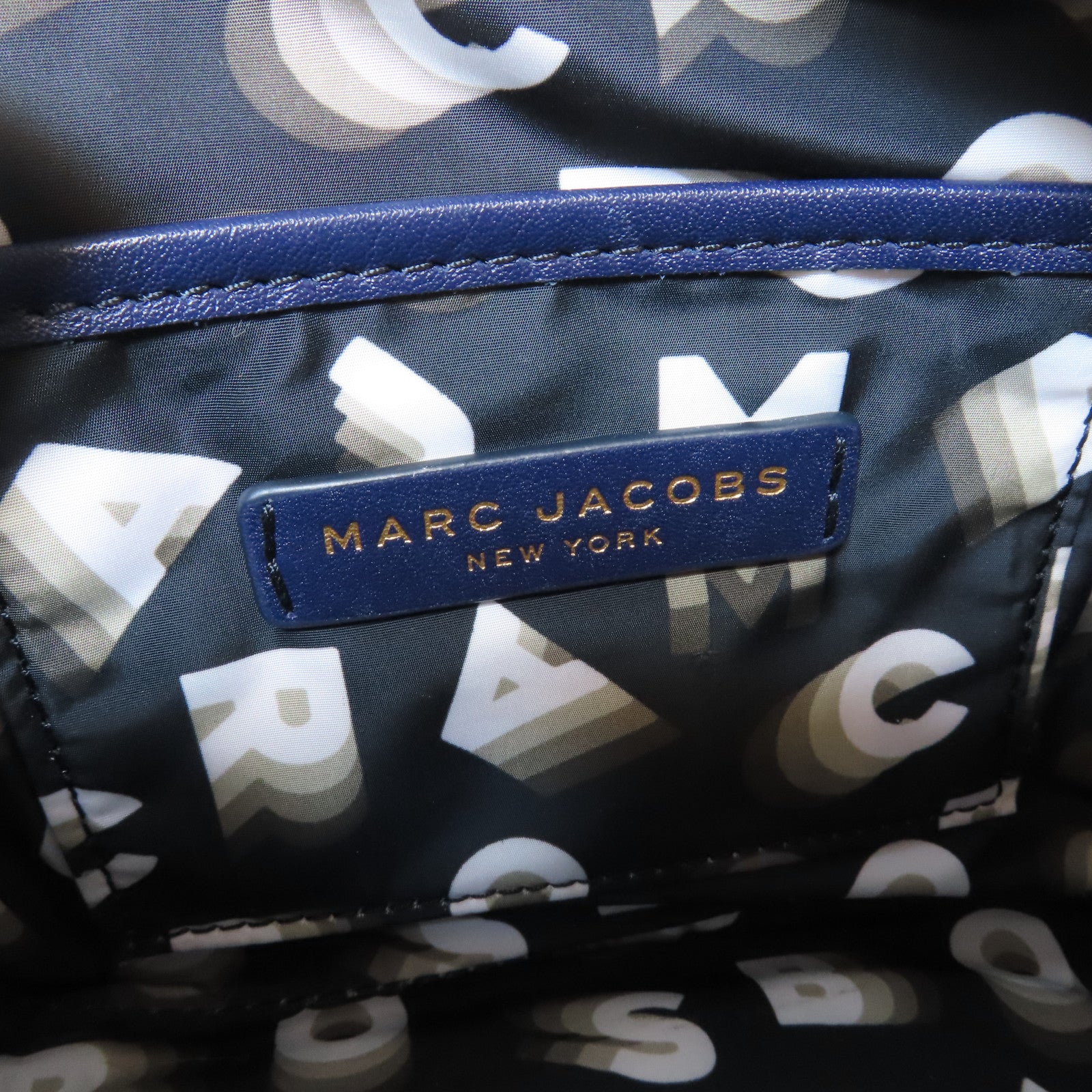 MARC JACOBS 【激減優惠】牛皮皮革Shoulder Bag金扣肩背袋藍色/粉紅色