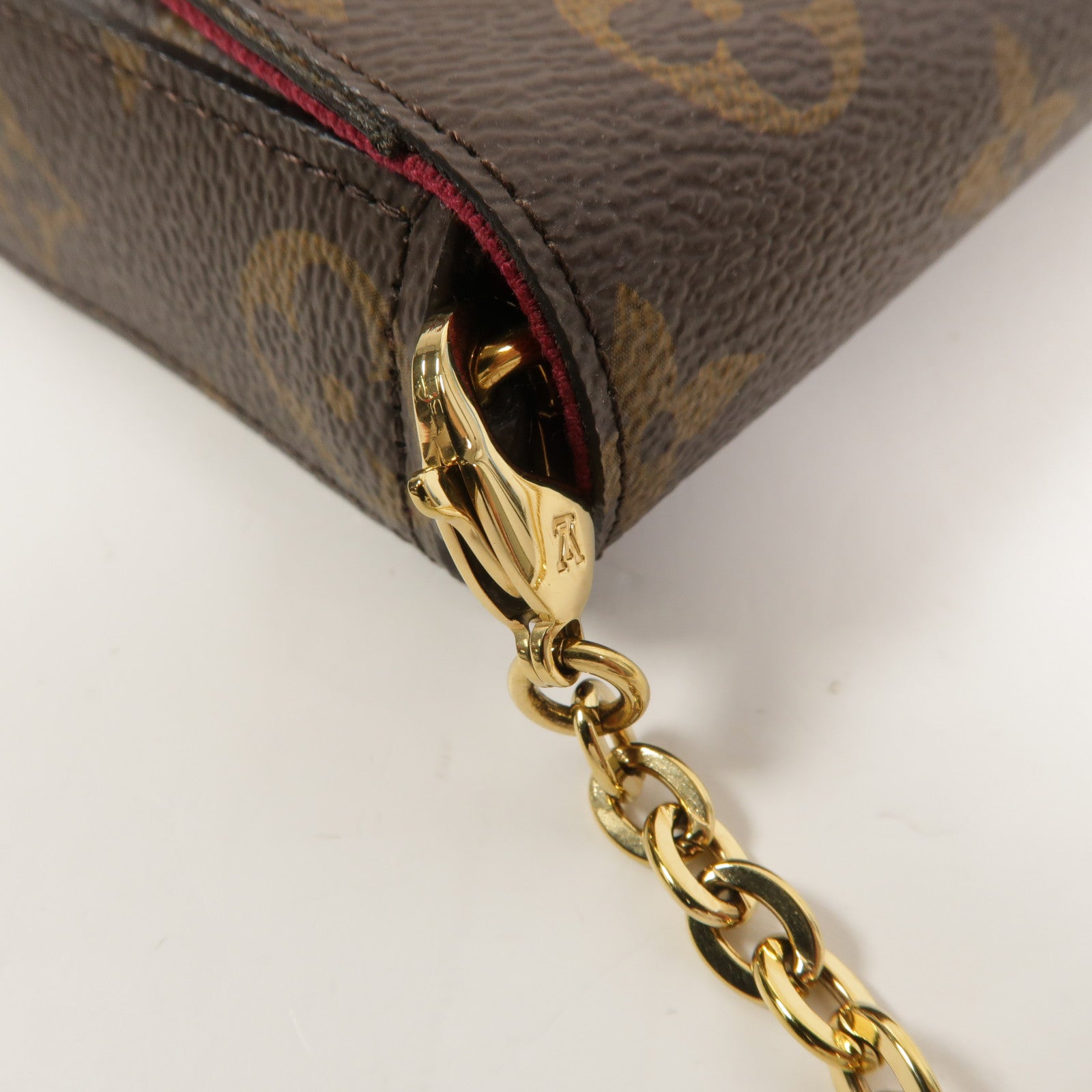 LOUIS VUITTON Monogram Pochette Felicie鏈帶肩背袋