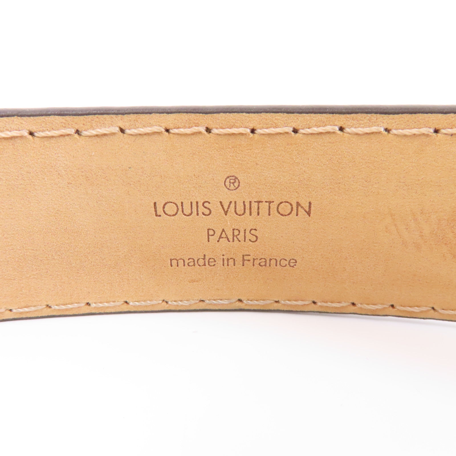 LOUIS VUITTON Monogram Ceinture Pochette#80金扣腰包啡色