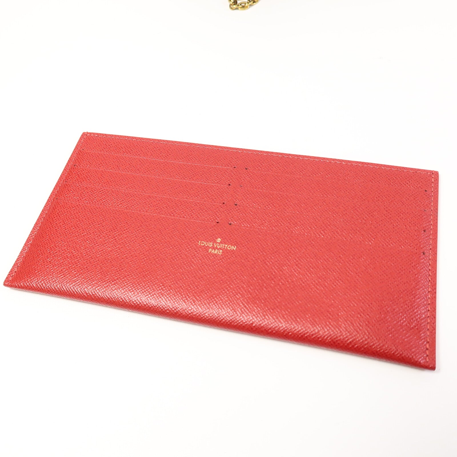 LOUIS VUITTON Damier Felice Pochette鏈帶肩背袋