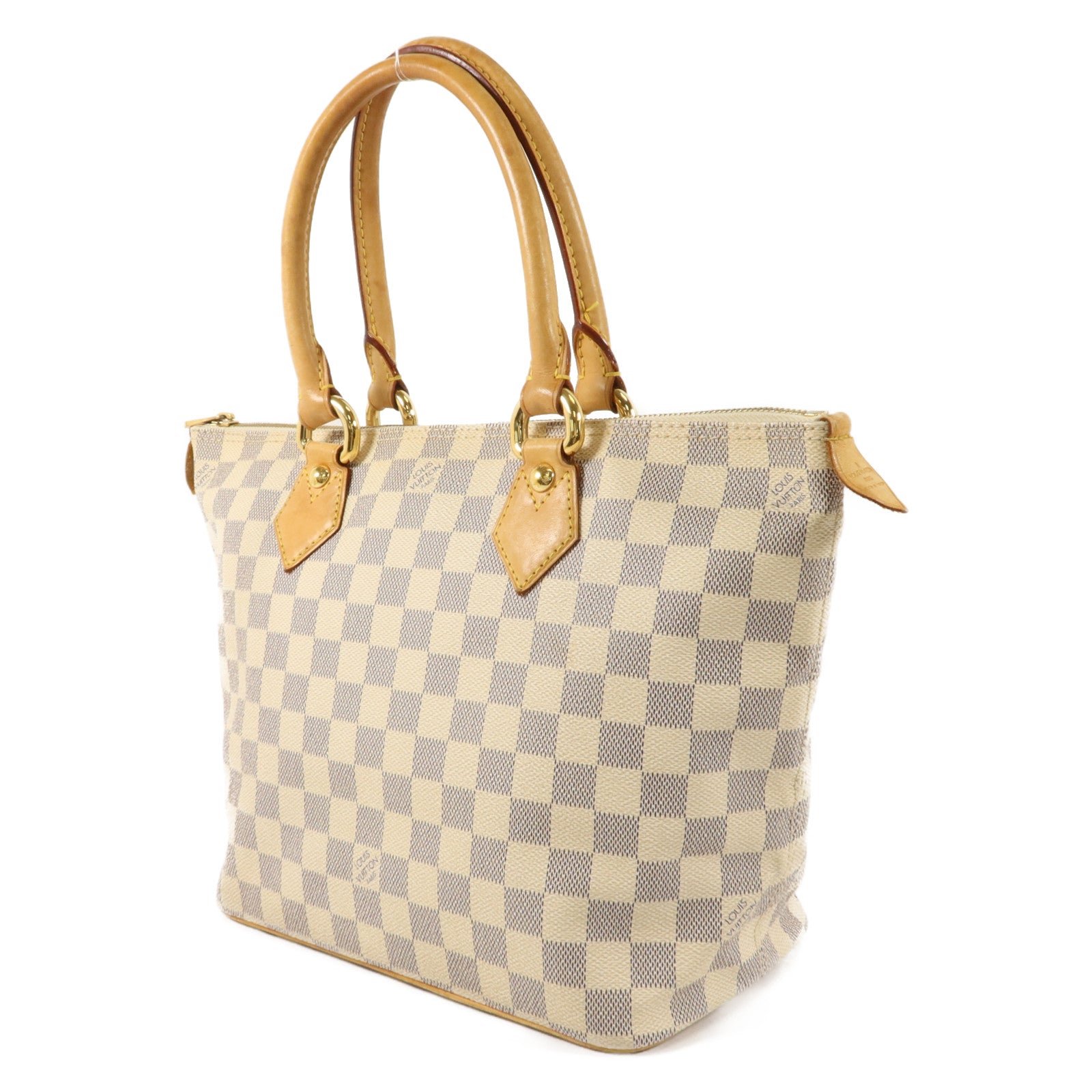 LOUIS VUITTON Damier Azur Saleya PM手挽袋