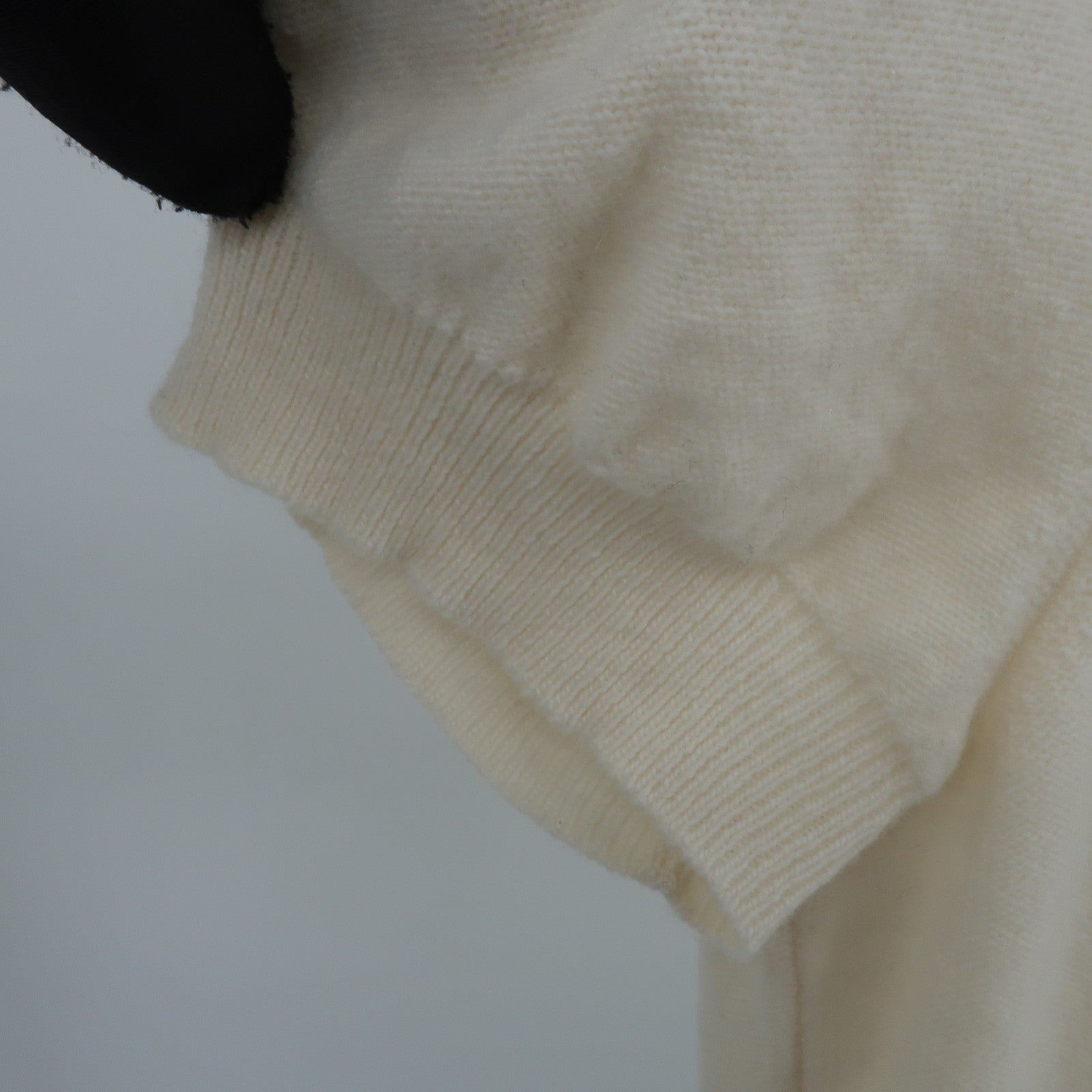 HERMES Laine Vierge/Cashmere Short Knit Sweater針織