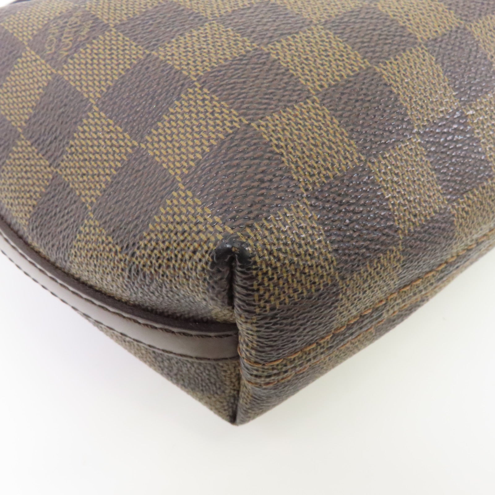 LOUIS VUITTON Damier Illovo PM金扣肩背袋棕色
