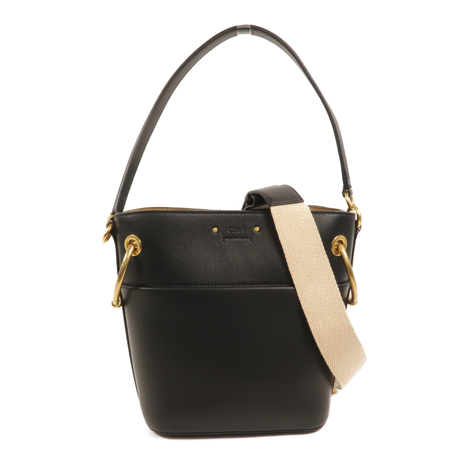 Chloe 牛皮皮革2 Way Bucket Bag手挽肩背兩用袋