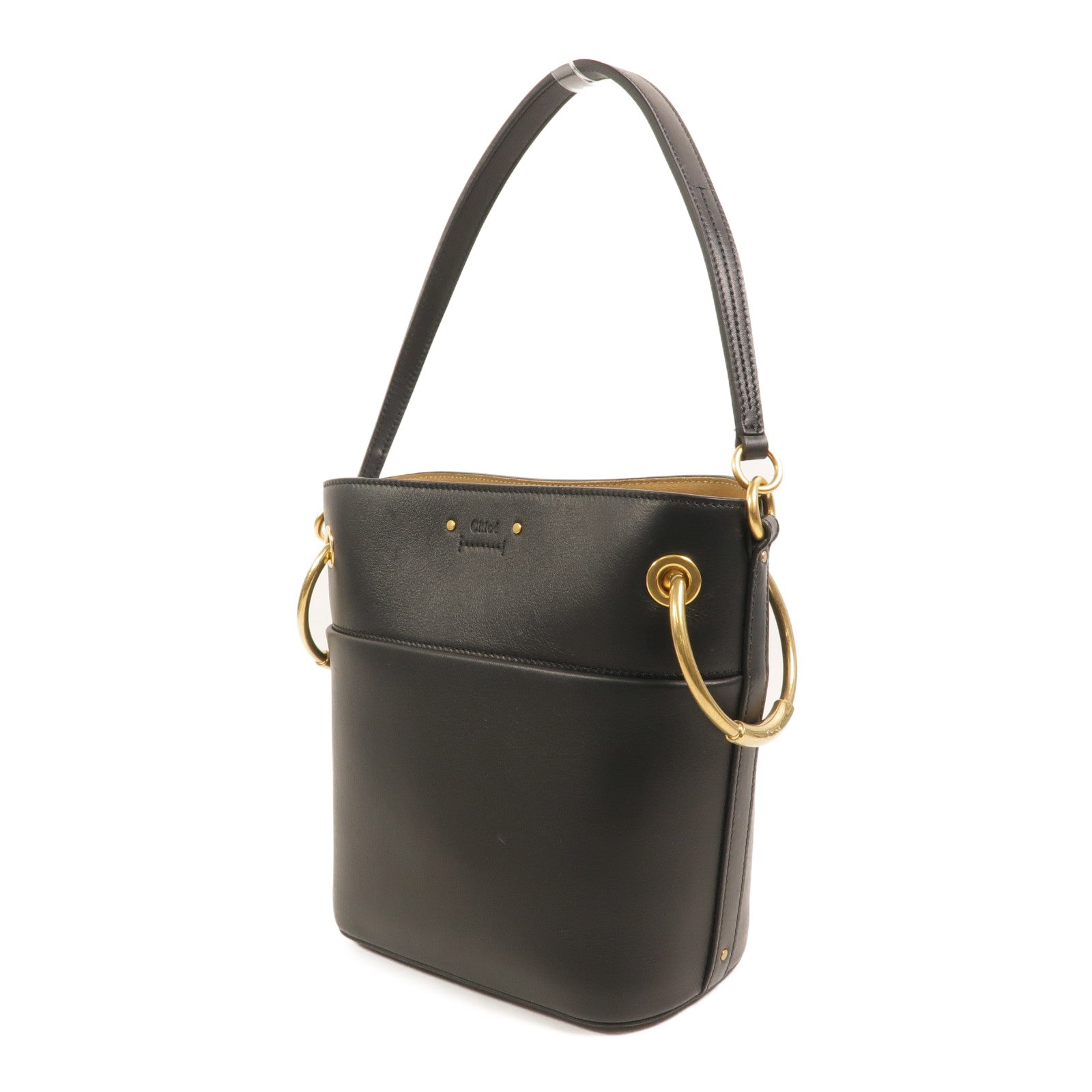 Chloe 牛皮皮革2 Way Bucket Bag手挽肩背兩用袋