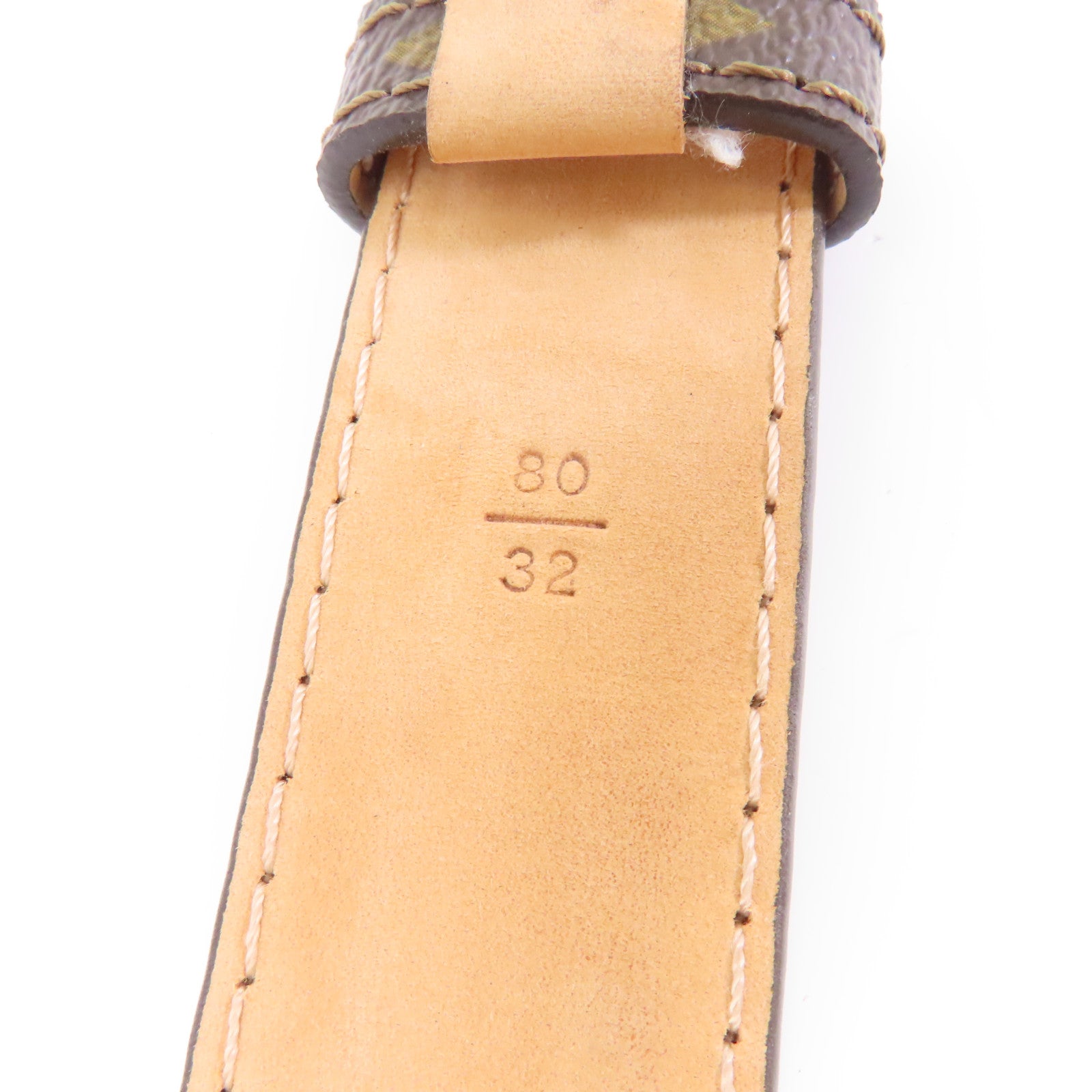 LOUIS VUITTON Monogram Ceinture Pochette#80金扣腰包啡色
