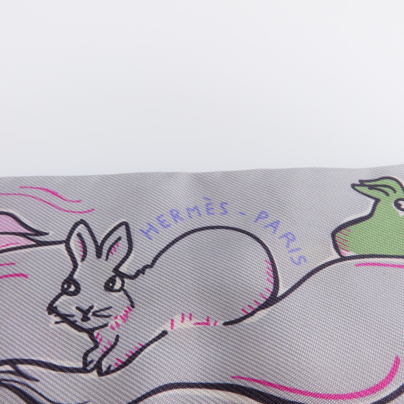 HERMES 絲質Twilly絲巾