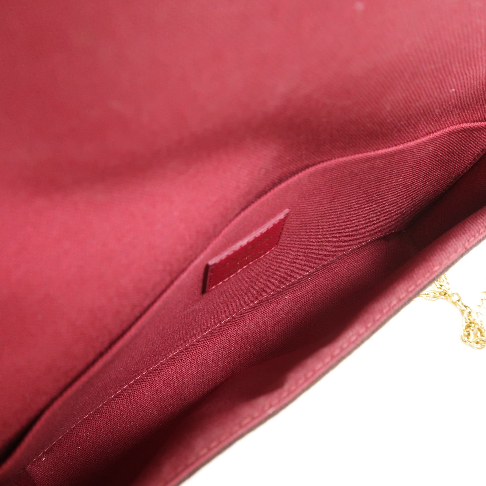 LOUIS VUITTON Monogram Pochette Felicie鏈帶肩背袋