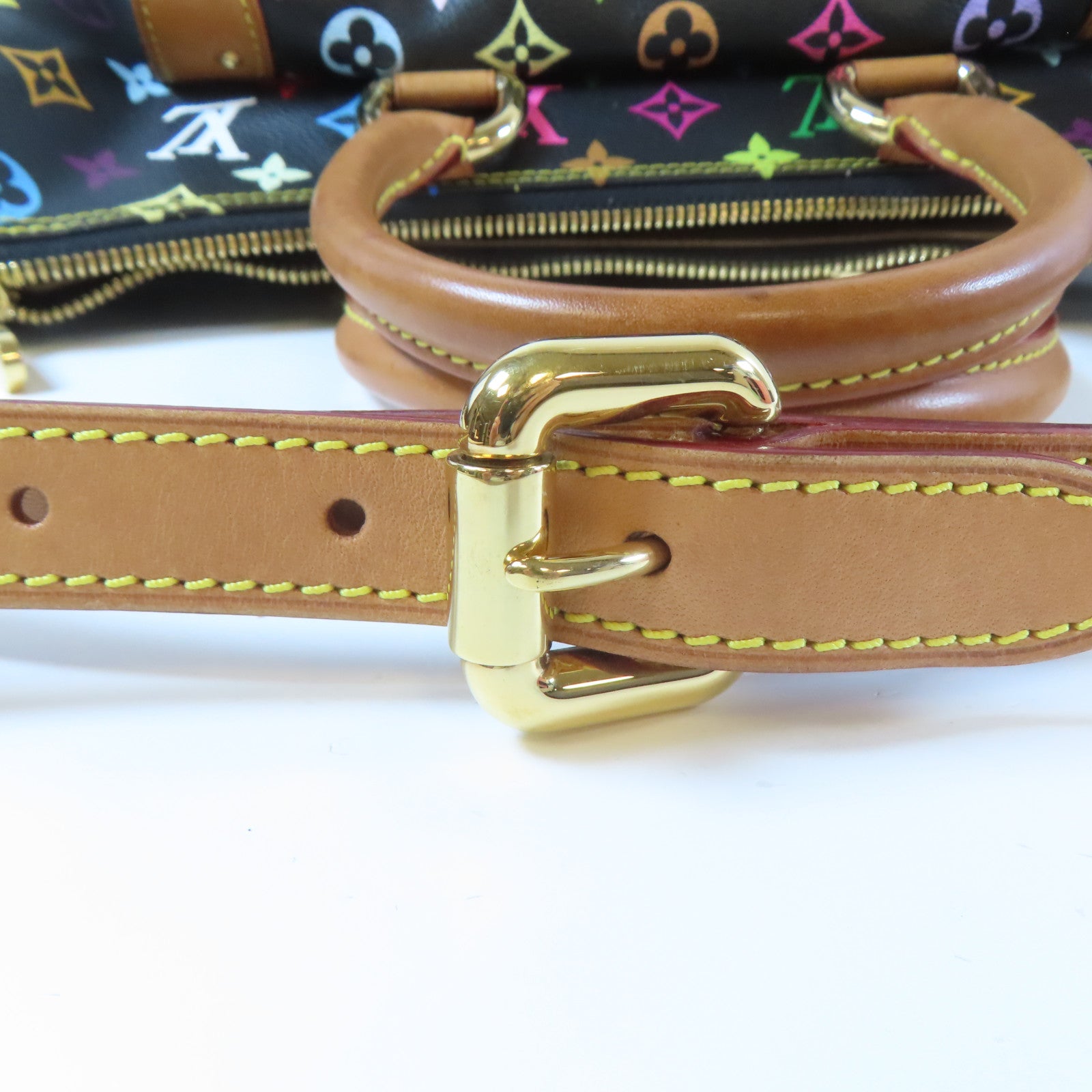LOUIS VUITTON 【激減優惠】Monogram Multicolore Rita金扣手挽肩背兩用袋黑色/多色