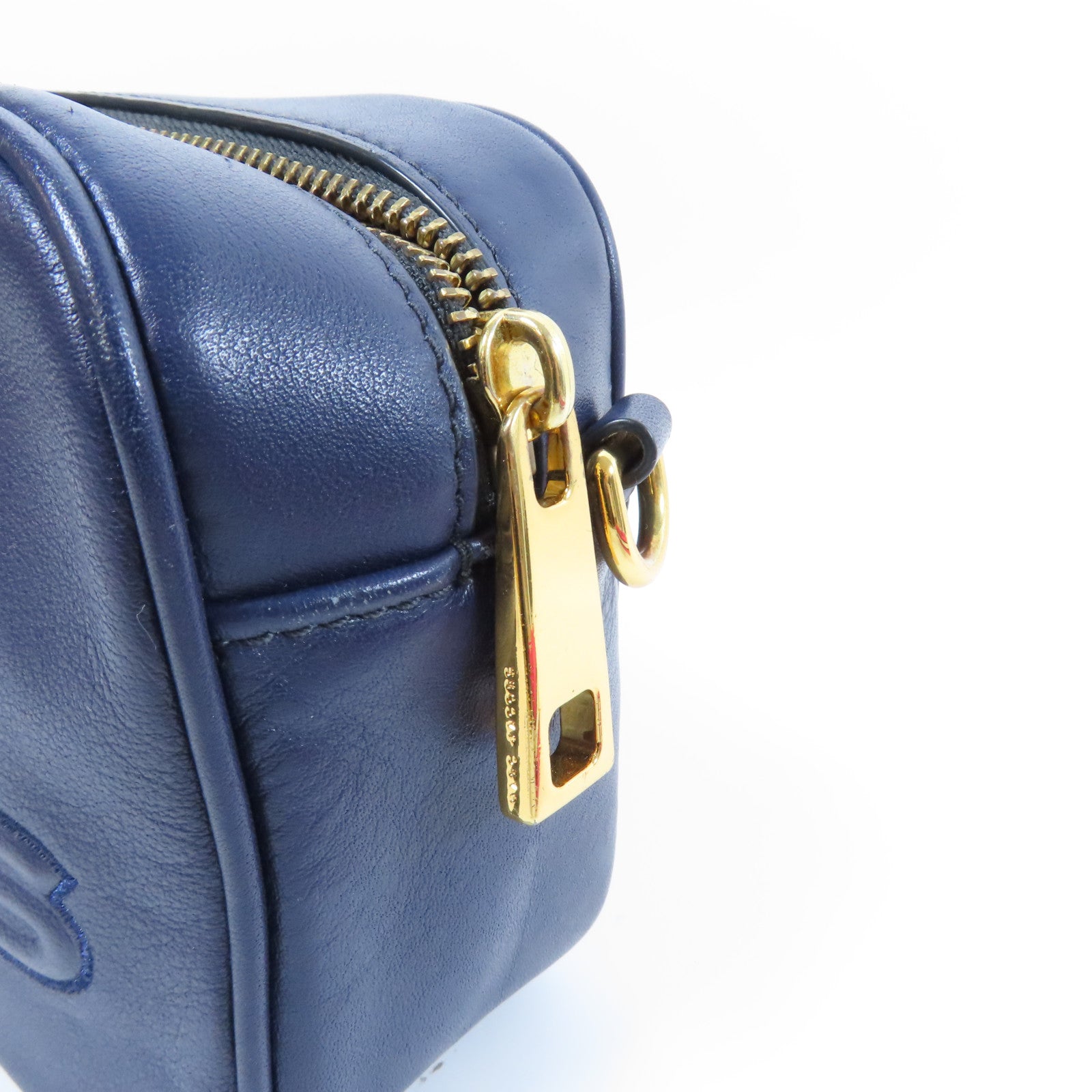 MARC JACOBS 【激減優惠】牛皮皮革Shoulder Bag金扣肩背袋藍色/粉紅色