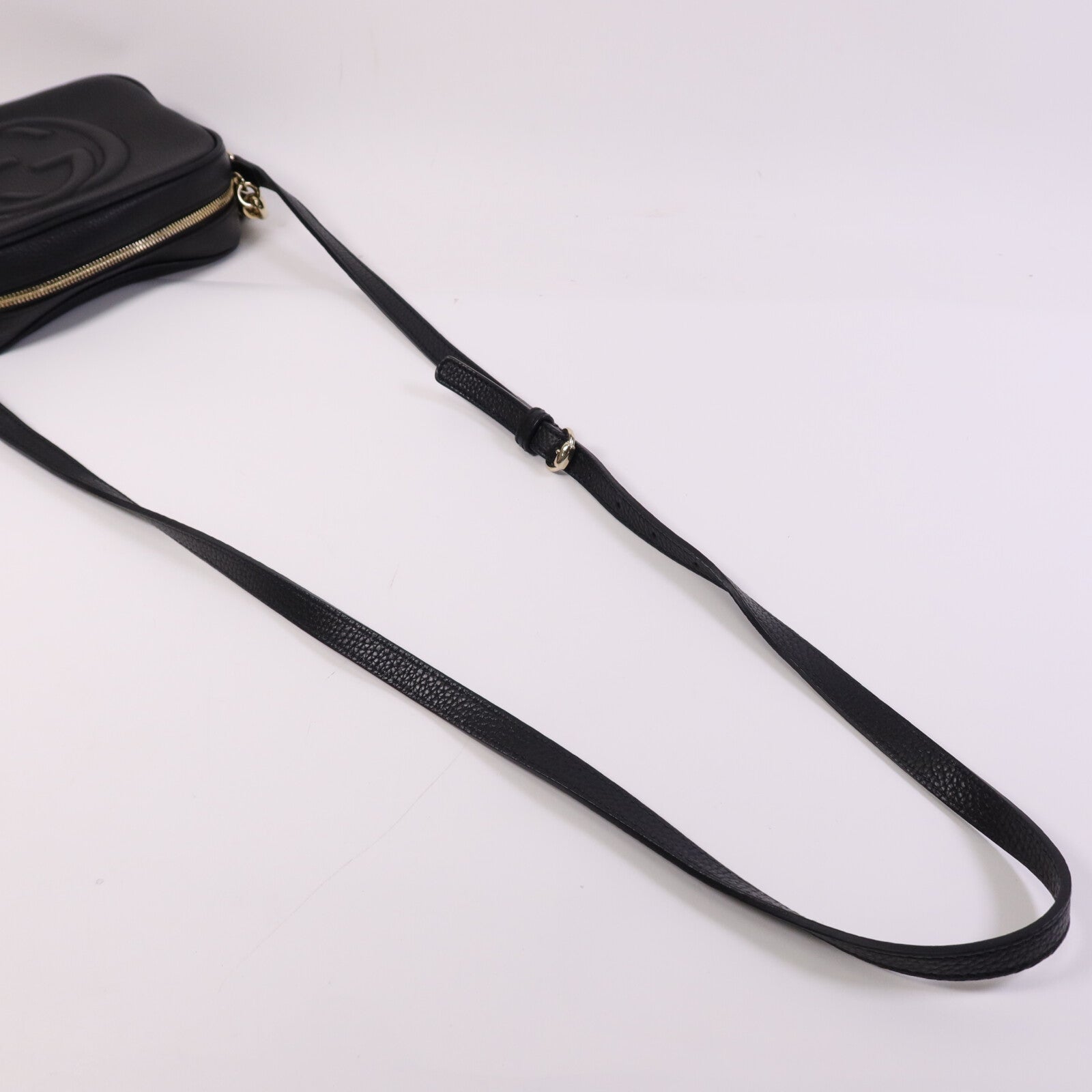 GUCCI 牛皮皮革Soho Disco Bag金扣肩背袋