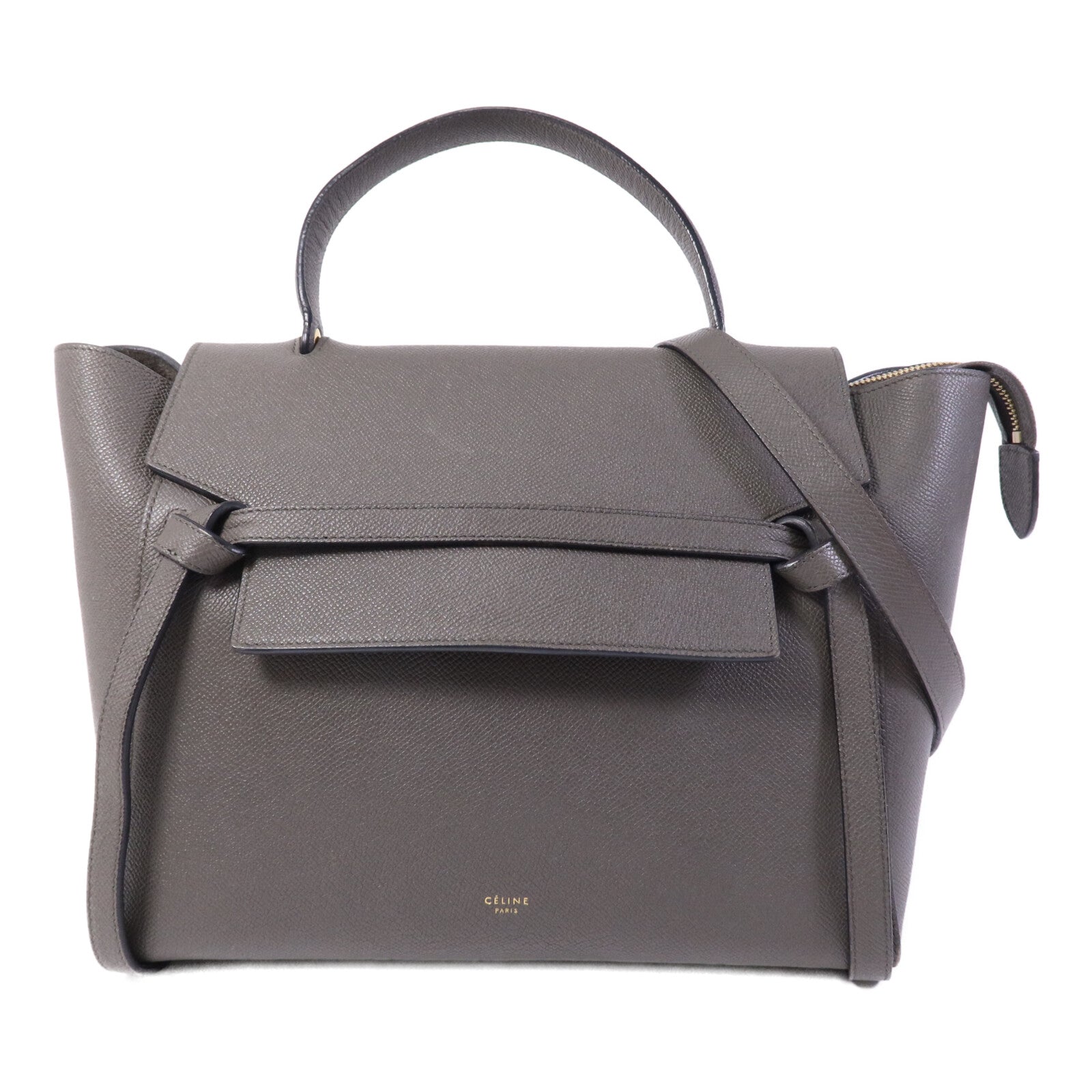 CELINE 牛皮皮革Belt Bag金扣手挽肩背兩用袋