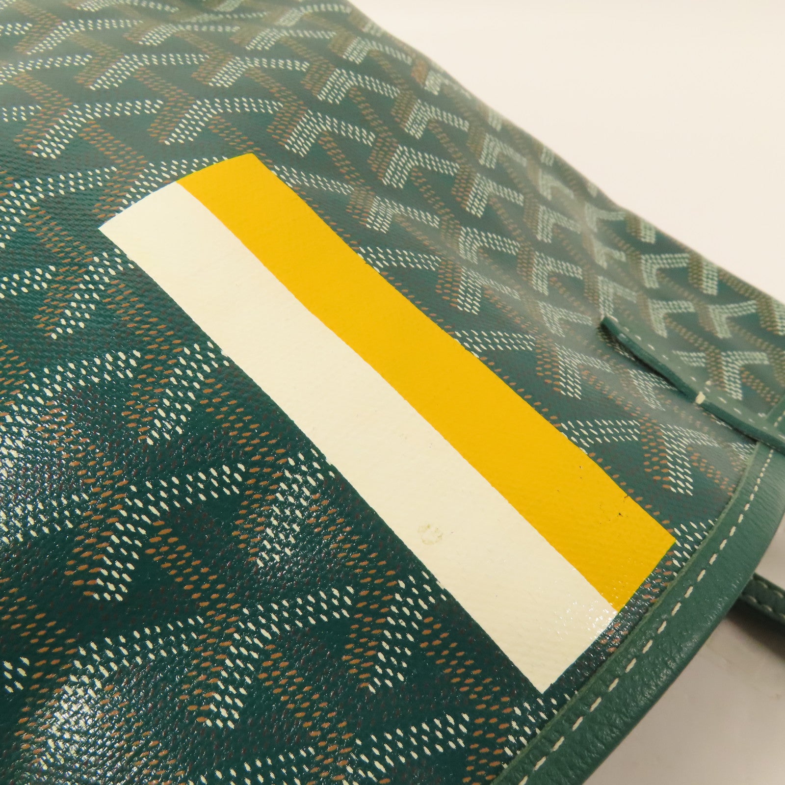 GOYARD PVC Anjou Mini銀扣肩背袋