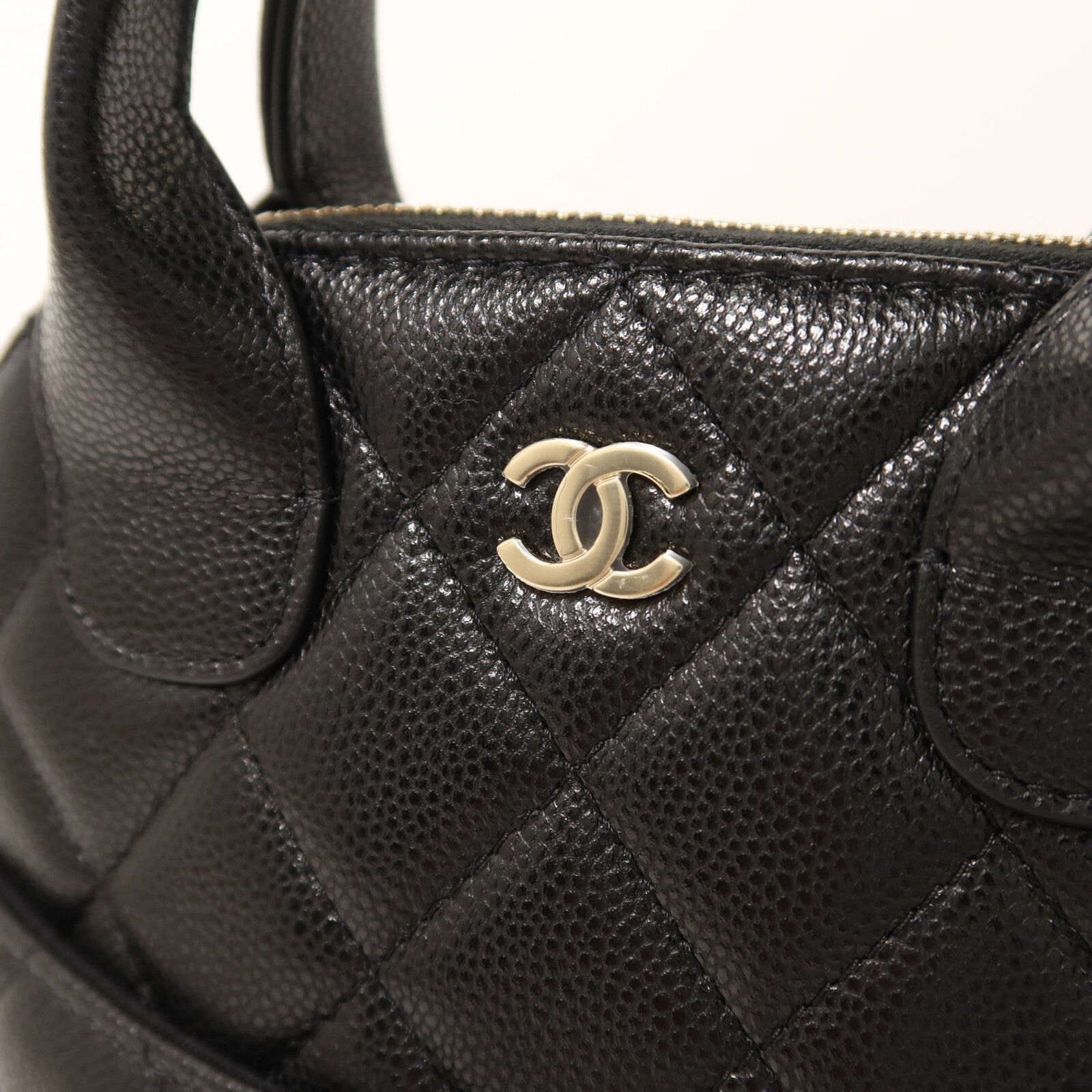 CHANEL 牛皮皮革Chain Shoulder鏈帶手挽肩背兩用袋