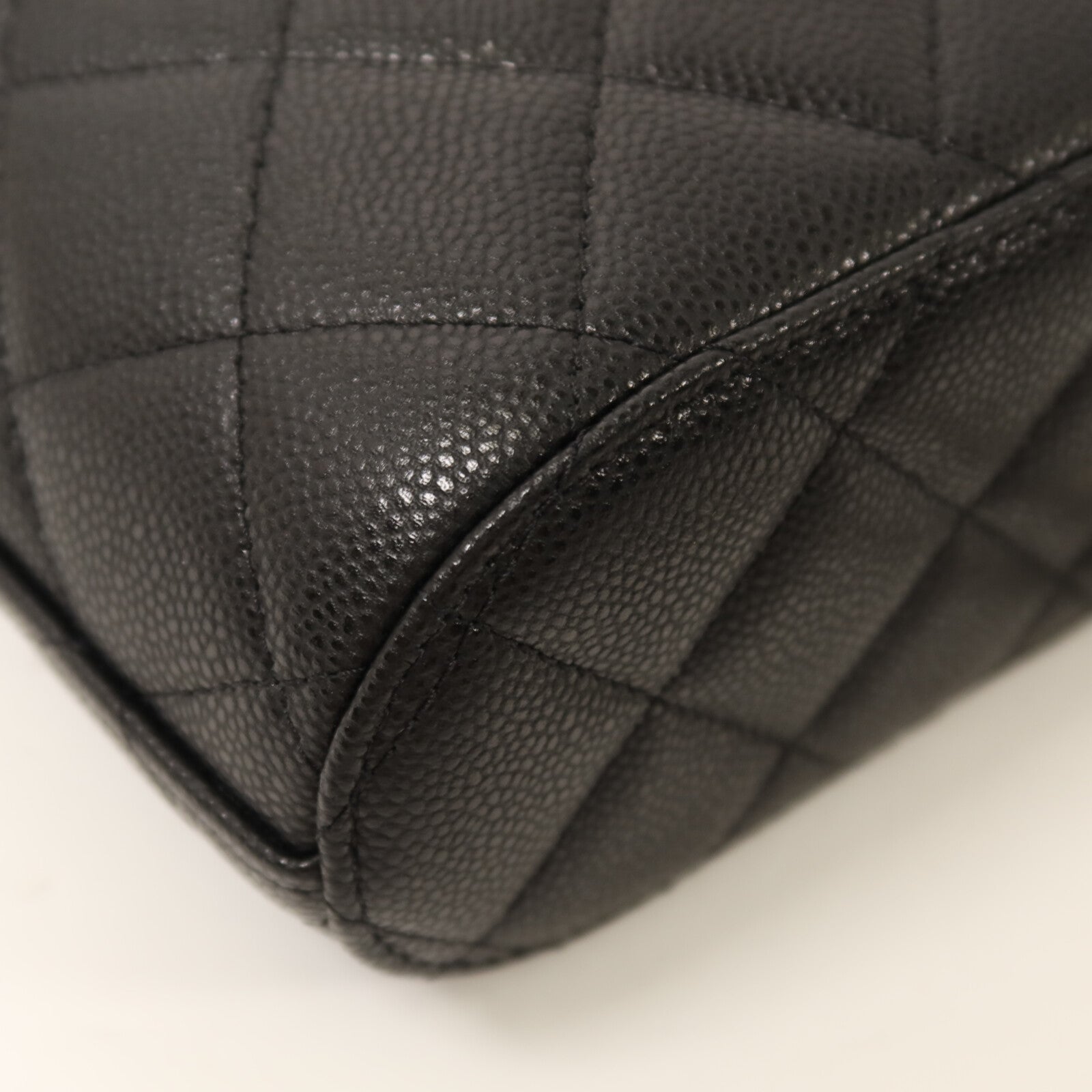 CHANEL 牛皮皮革Chain Shoulder鏈帶手挽肩背兩用袋