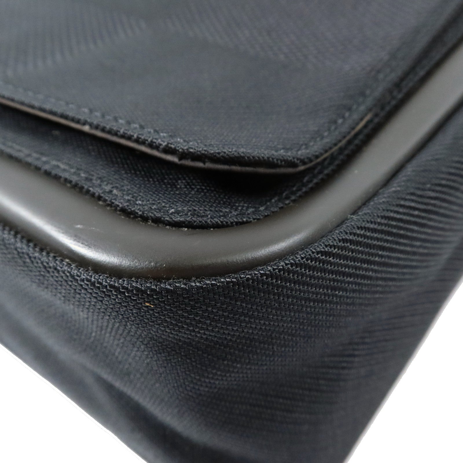 LOUIS VUITTON Damier Geant Messager MM銀扣肩背袋