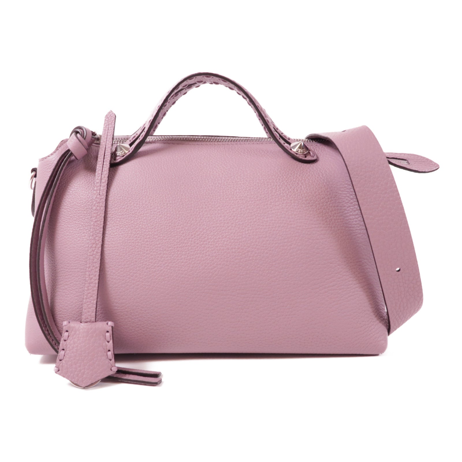 FENDI 【激減優惠】牛皮皮革By The Way Selleria Bag銀扣手挽肩背兩用袋