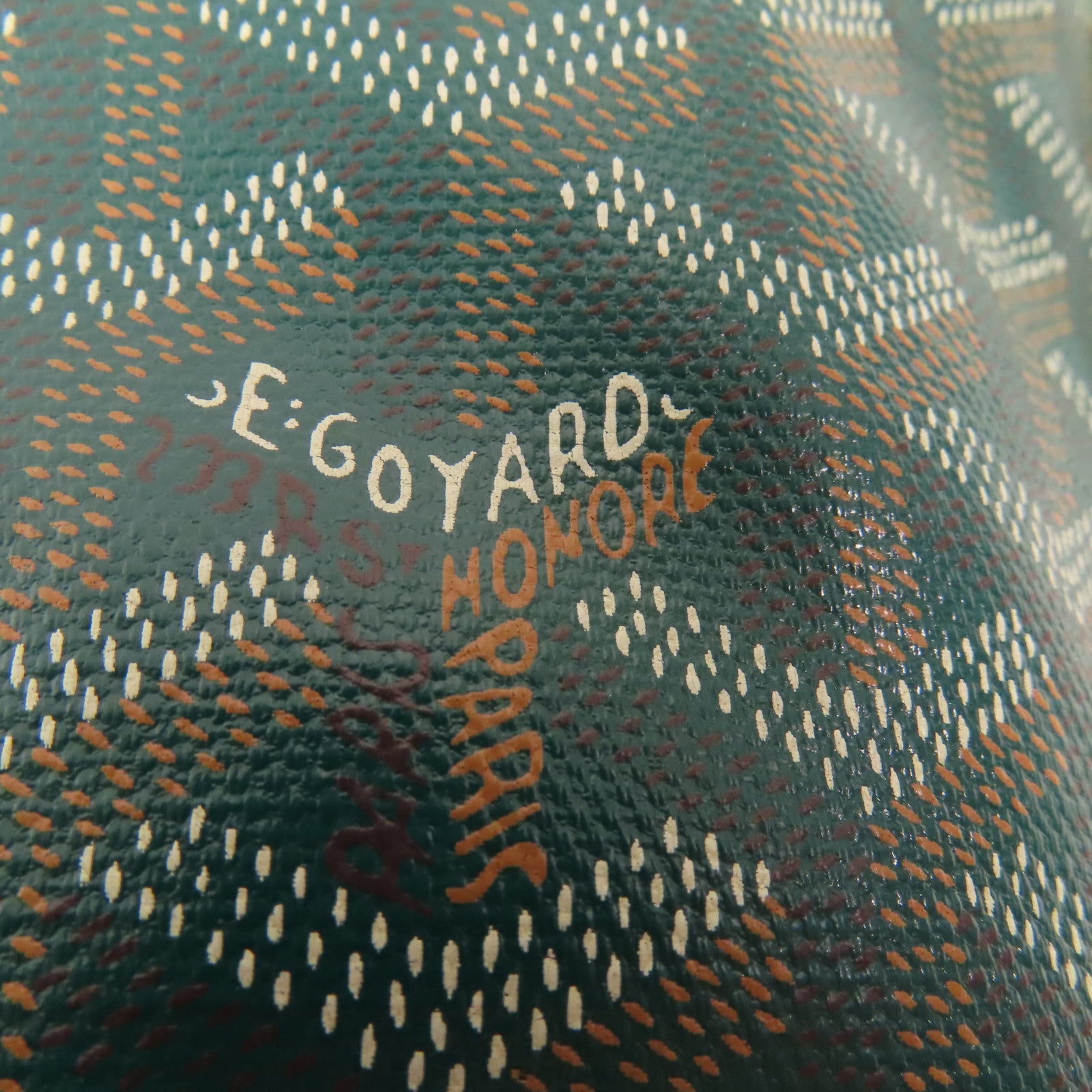 GOYARD PVC Anjou Mini銀扣肩背袋