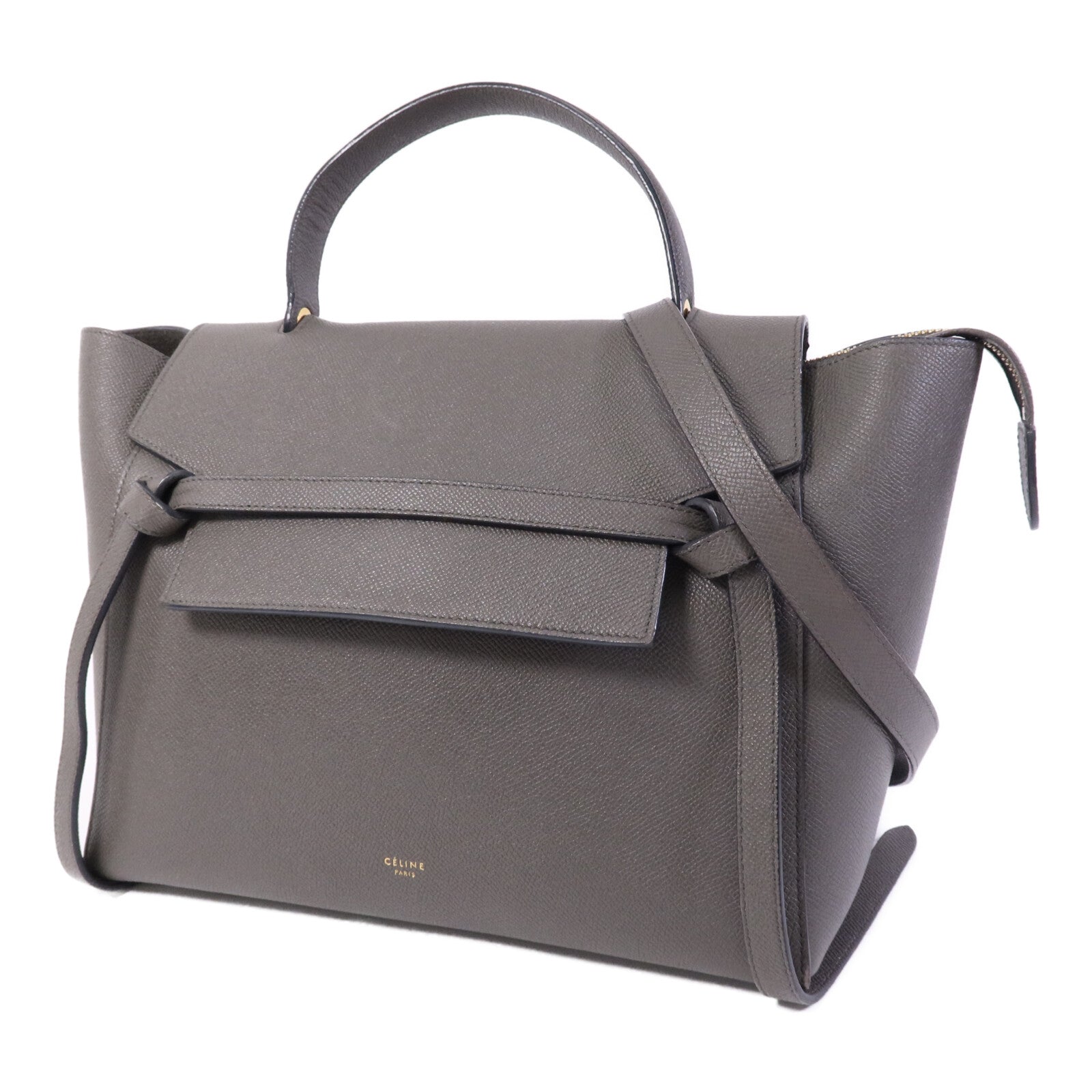 CELINE 牛皮皮革Belt Bag金扣手挽肩背兩用袋