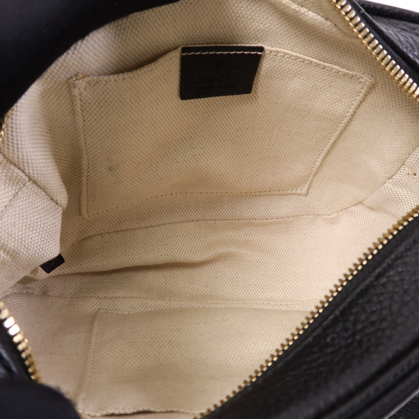 GUCCI 牛皮皮革Soho Disco Bag金扣肩背袋