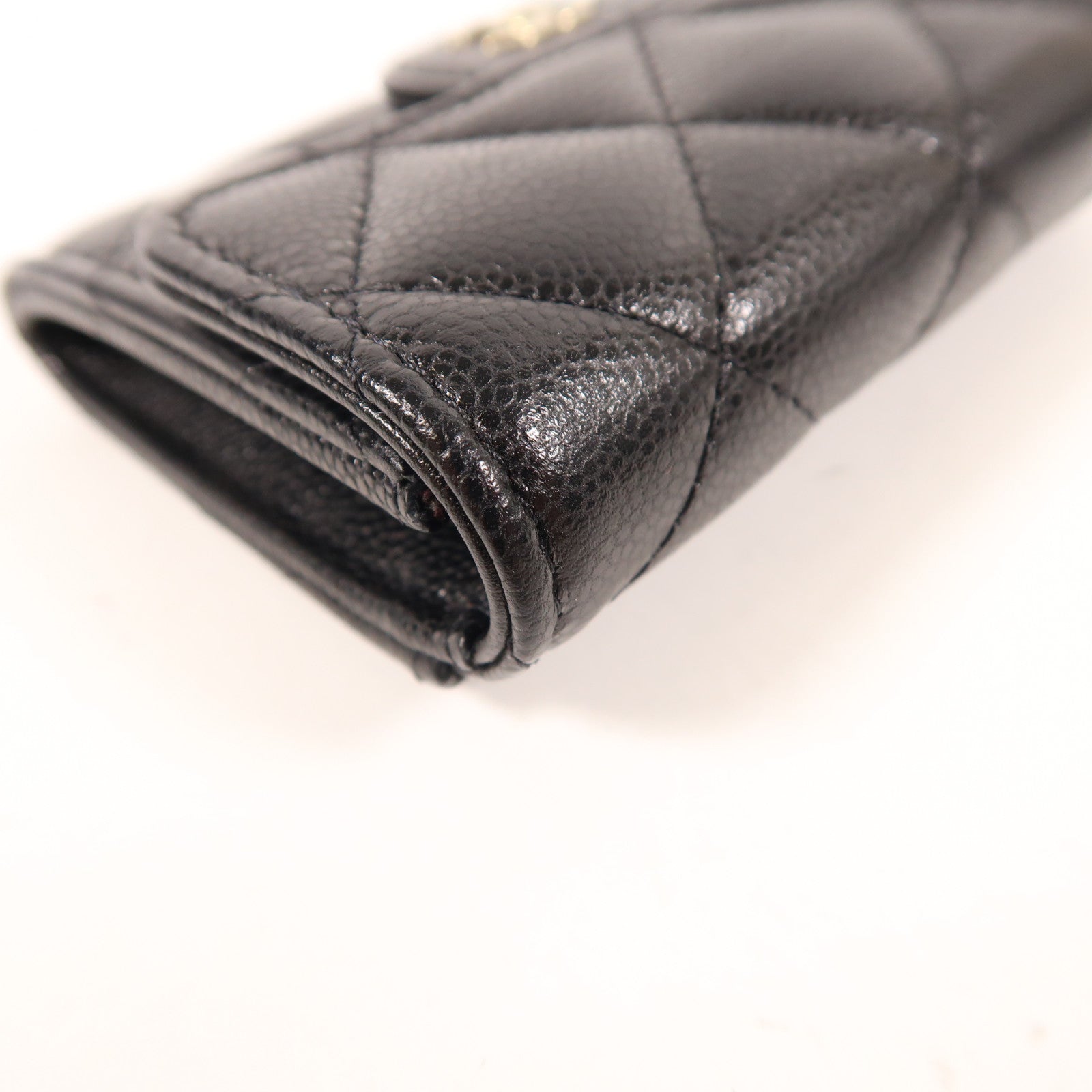CHANEL 牛皮皮革Card Case金扣卡片套