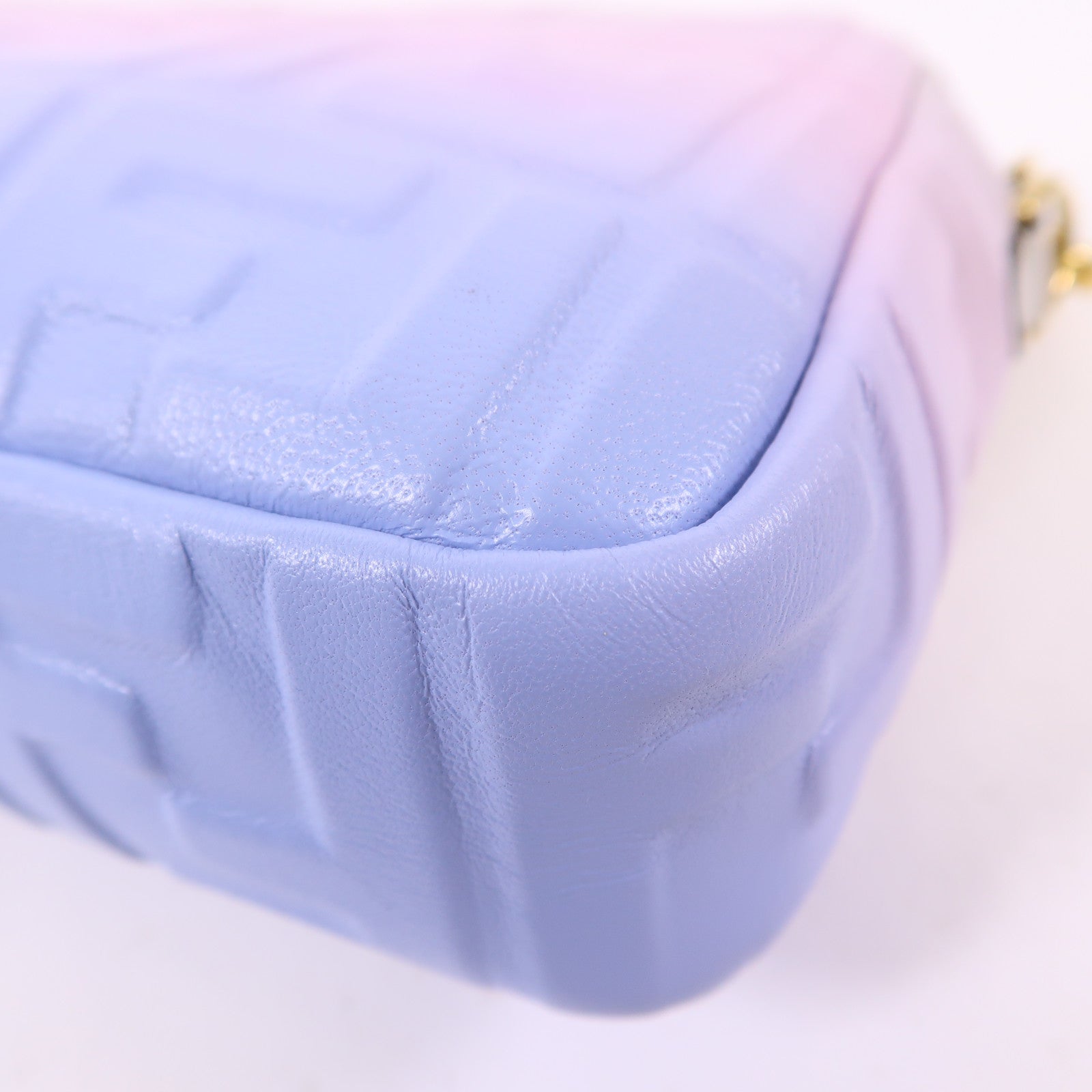 FENDI 牛皮皮革Baguette金扣手挽肩背兩用袋