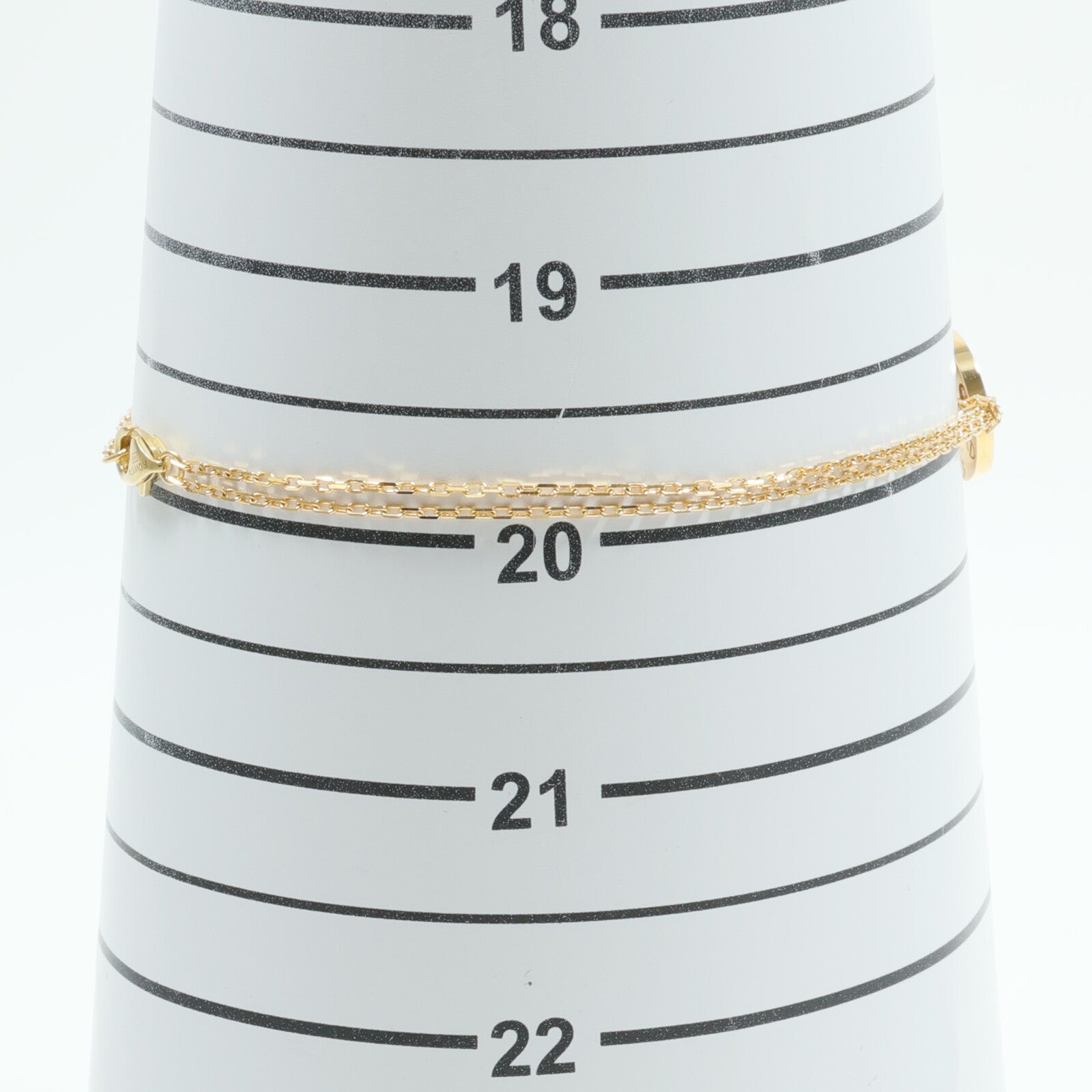 CARTIER 18K黃金Love Bracelet鑽石手鏈
