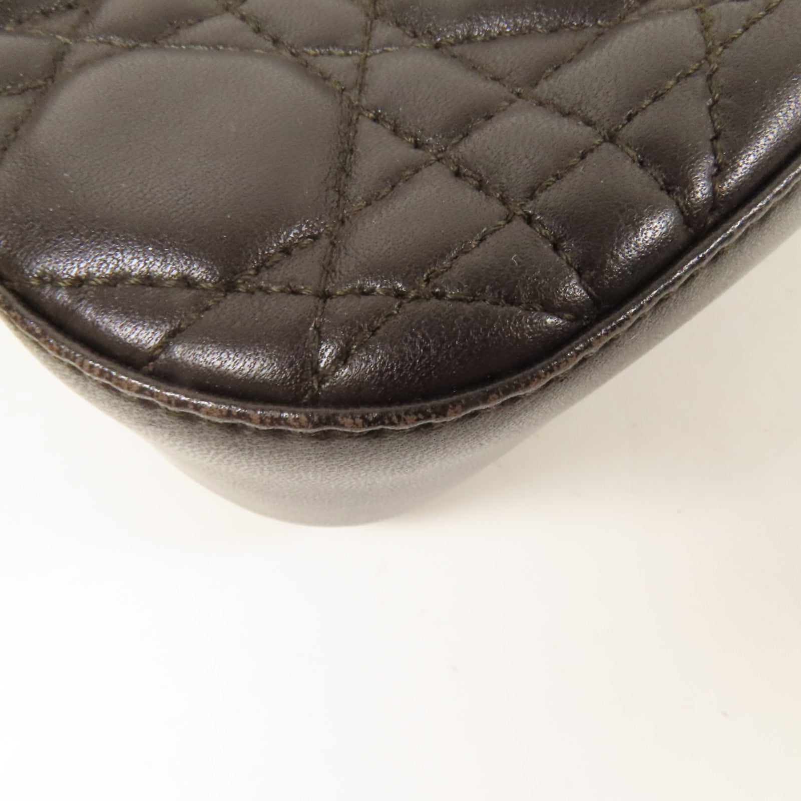 Dior 牛皮皮革Shoulder Bag金扣肩背袋