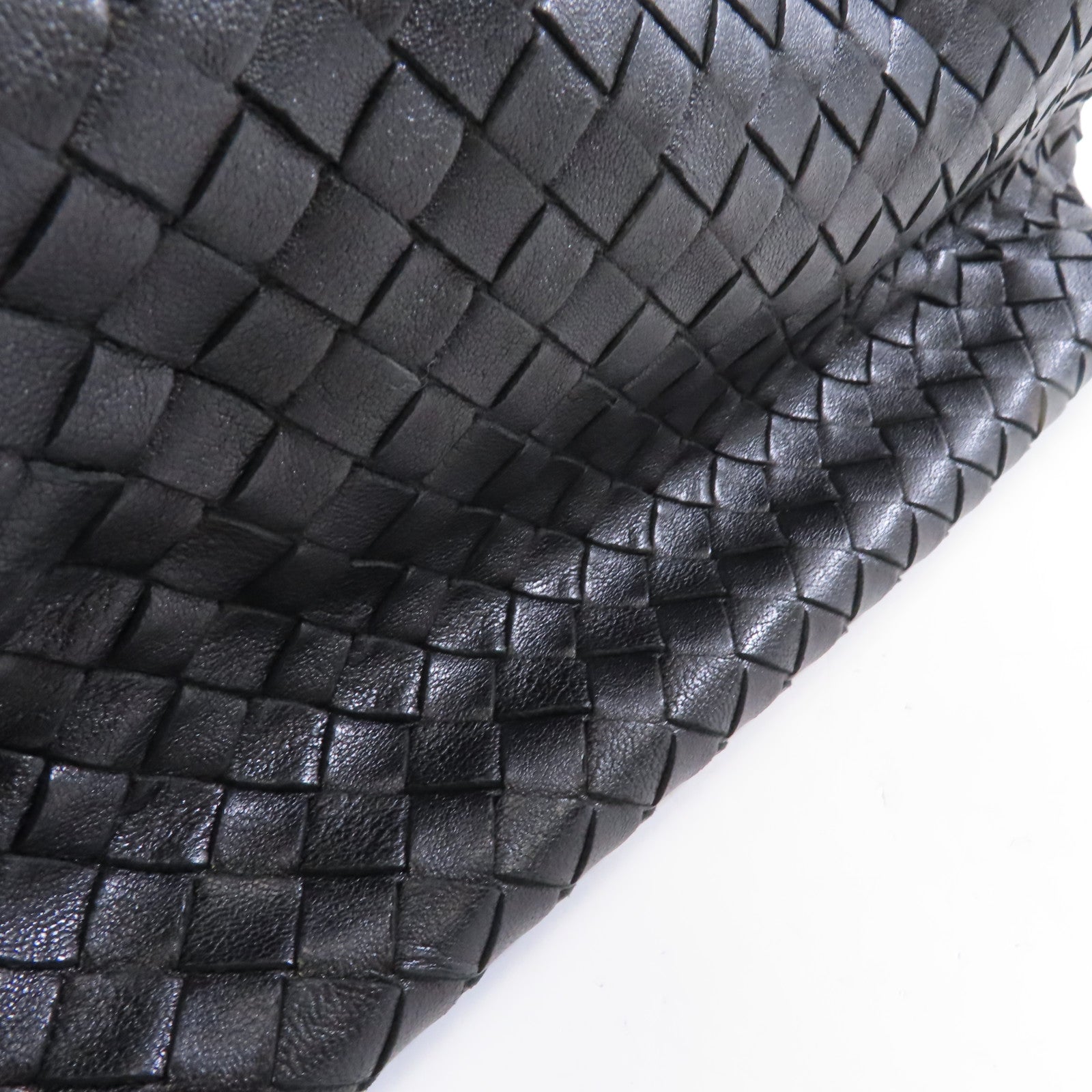 BOTTEGA VENETA 織紋皮革Shoulder Bag肩背袋金屬棕色