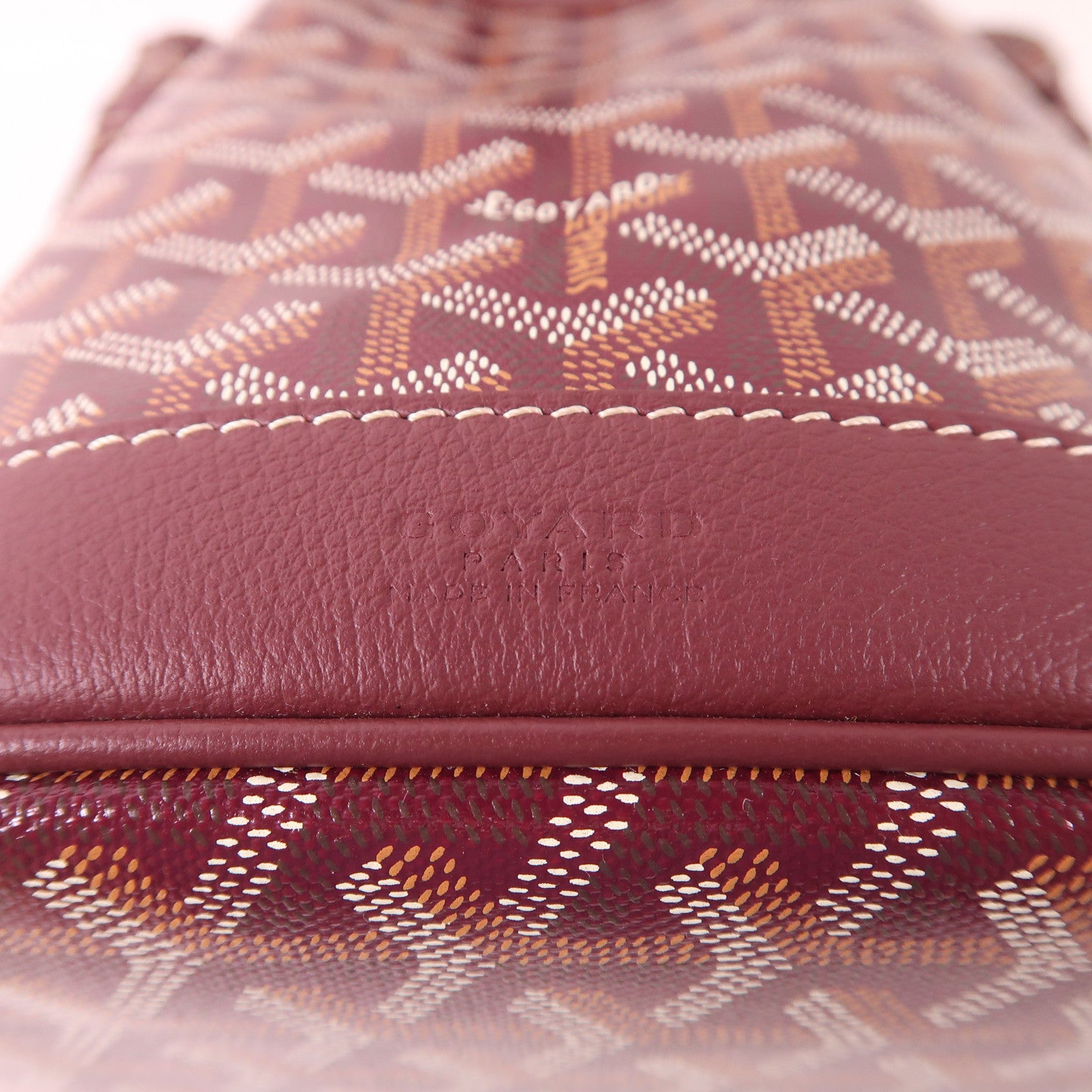 GOYARD 塗層帆布Petit Flot Bucket銀扣肩背袋