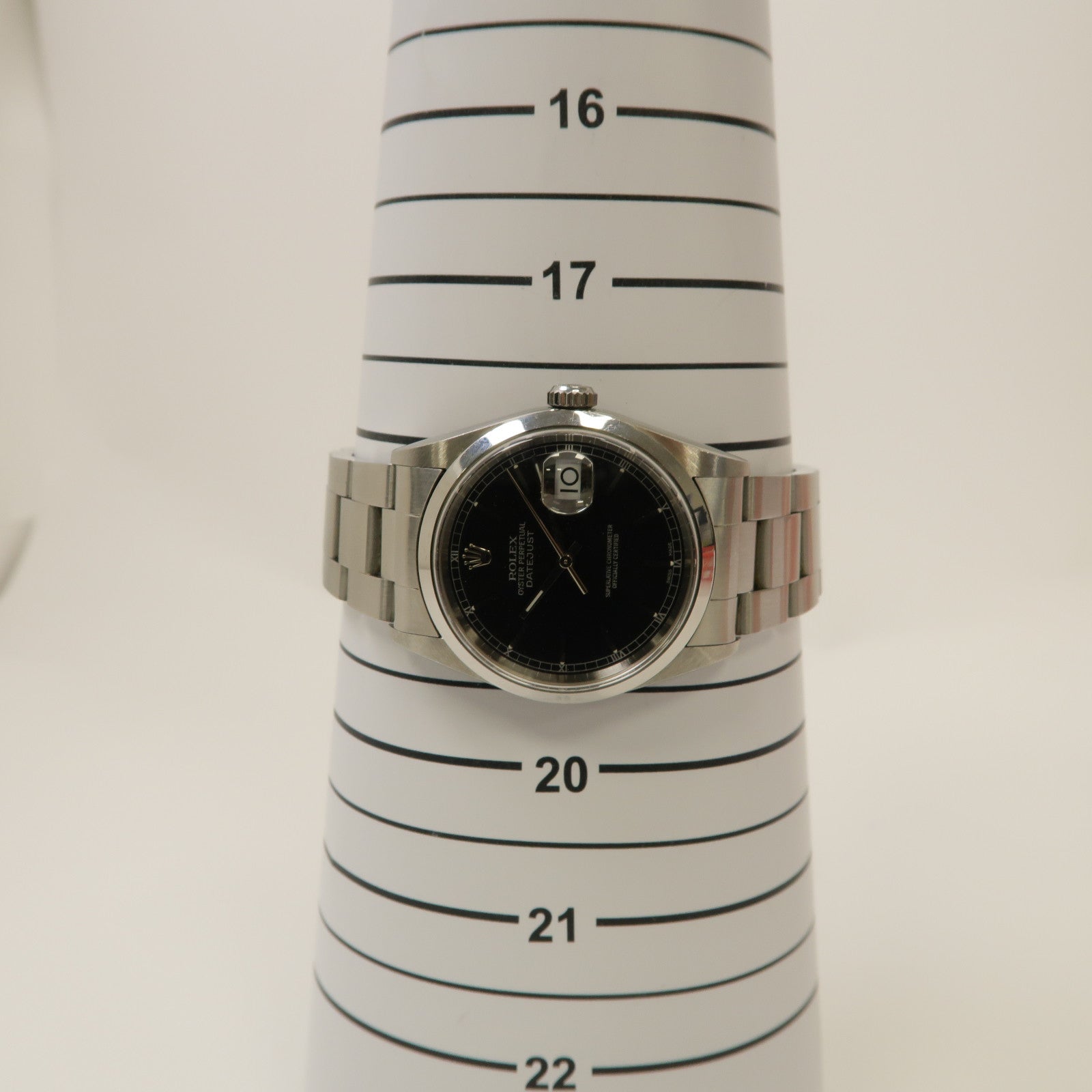 ROLEX Datejust 36mm不鏽鋼自動機芯手錶黑色