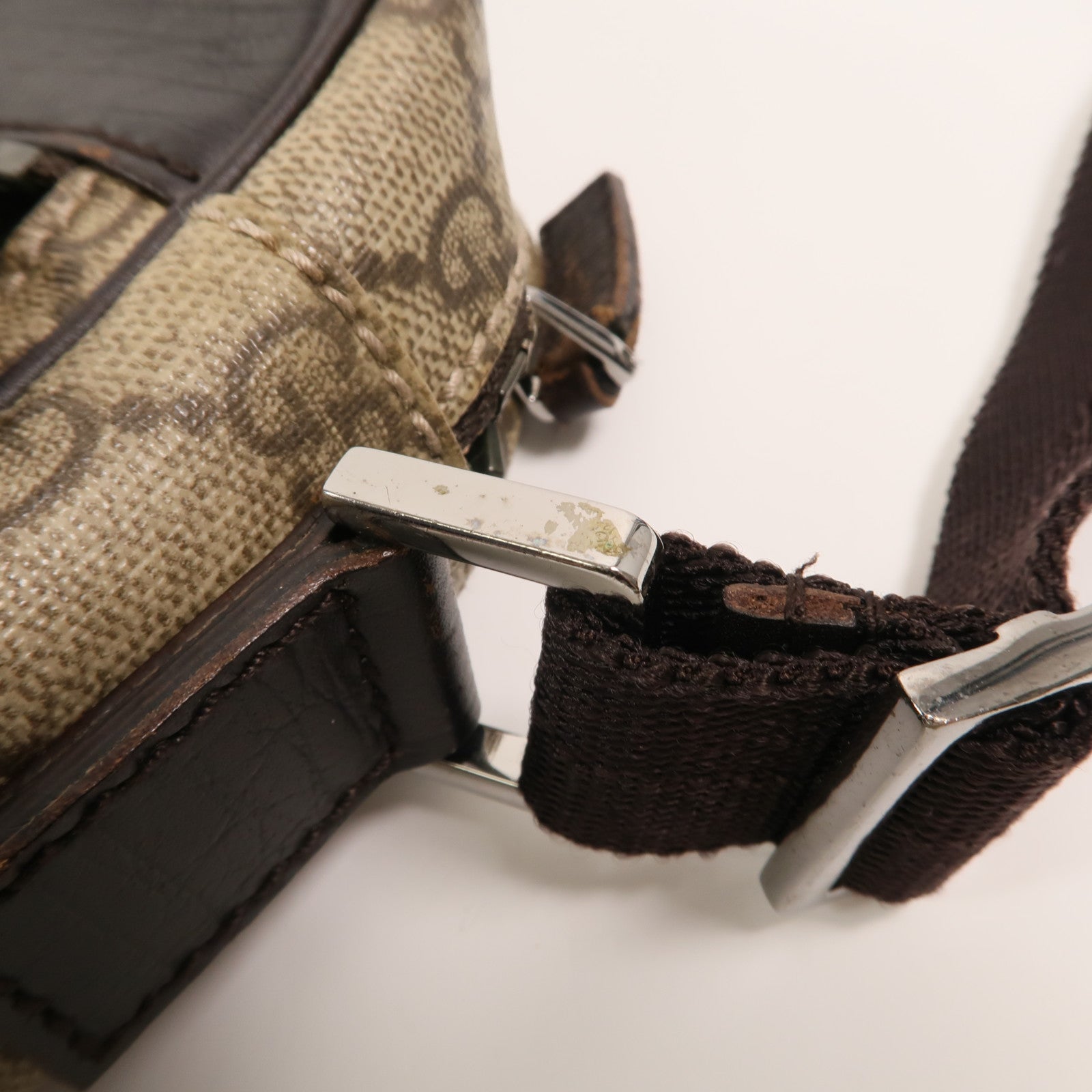GUCCI 塗層帆布Shoulder Bag肩背袋