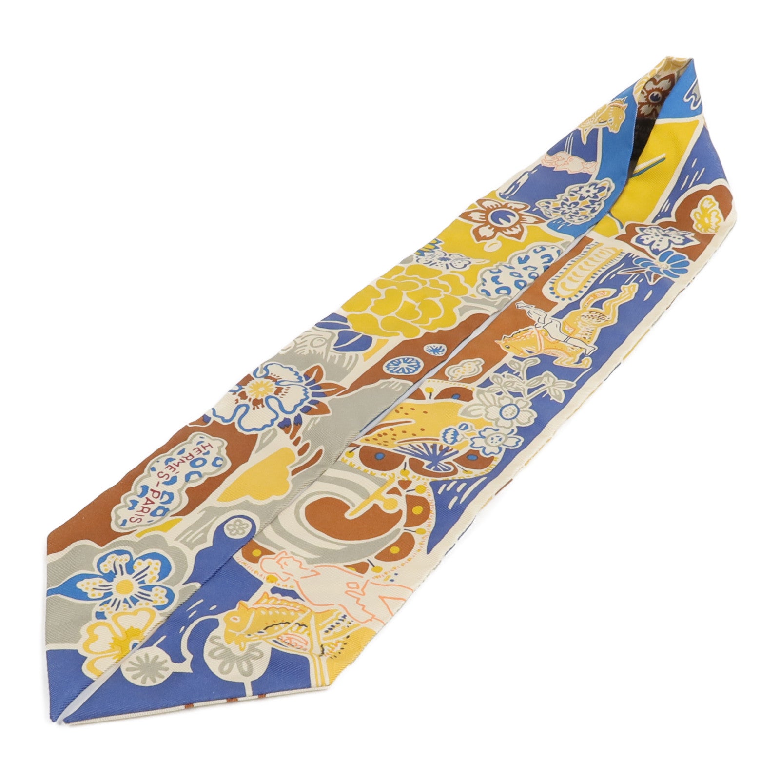 HERMES 絲質Twilly絲巾