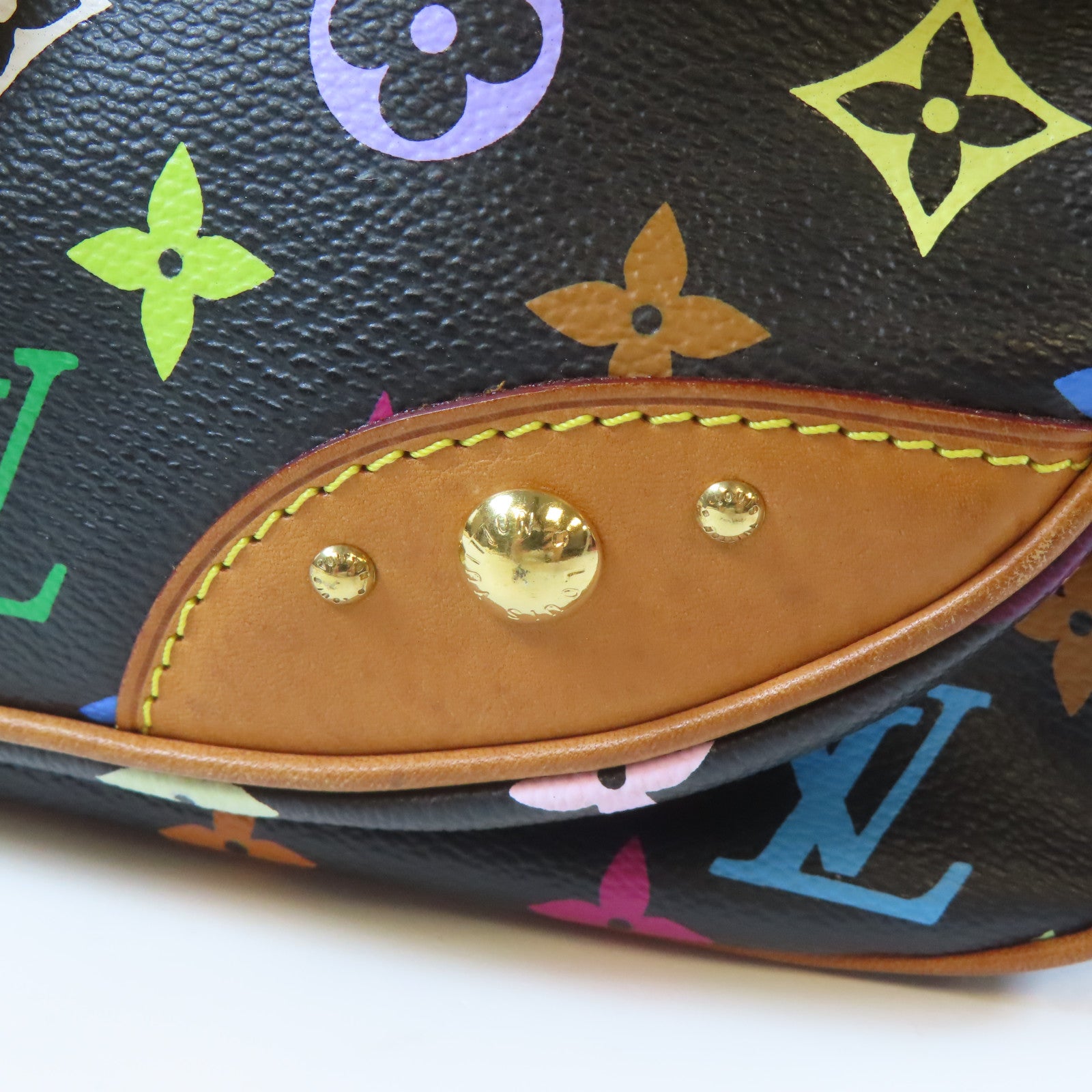 LOUIS VUITTON 【激減優惠】Monogram Multicolore Rita金扣手挽肩背兩用袋黑色/多色