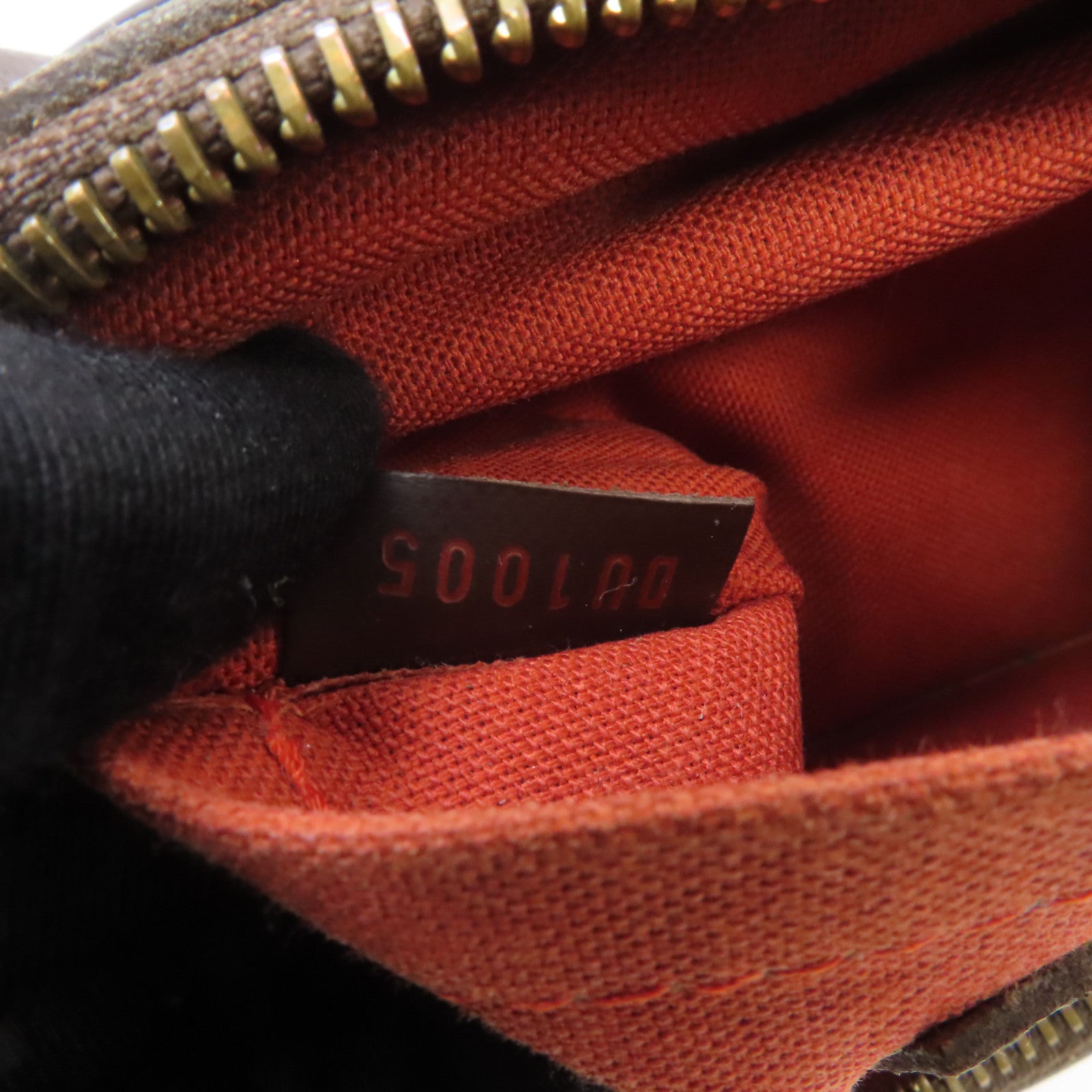 LOUIS VUITTON Damier Illovo PM金扣肩背袋棕色