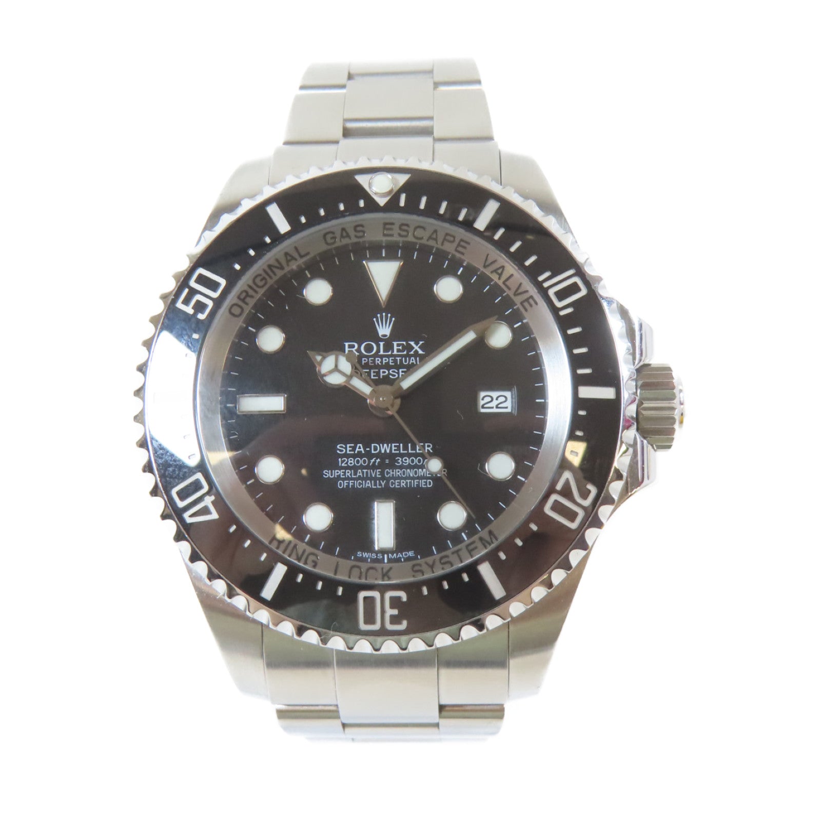 ROLEX Sea Dweller Deepsea不鏽鋼手錶自動機芯黑色