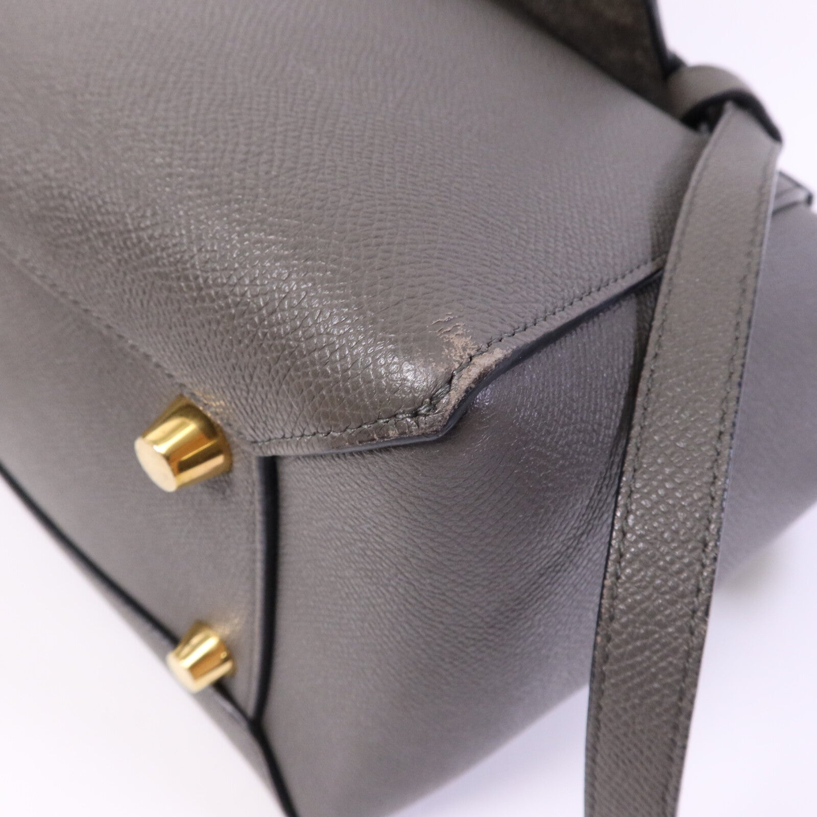 CELINE 牛皮皮革Belt Bag金扣手挽肩背兩用袋