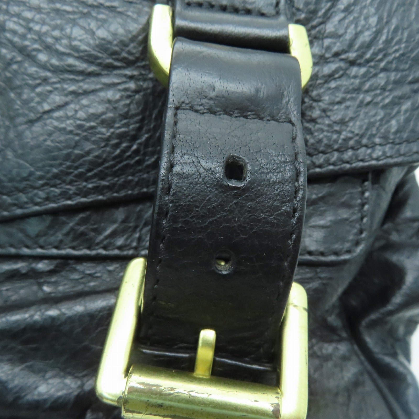 MULBERRY 牛皮皮革2 Way Shoulder Bag金扣手挽肩背两用袋黑色