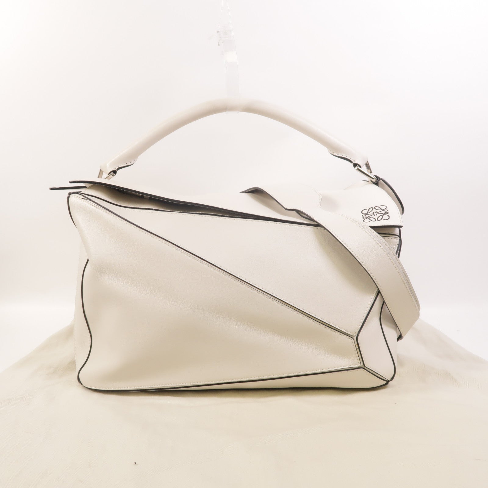 LOEWE 牛皮皮革Puzzle手挽肩背兩用袋