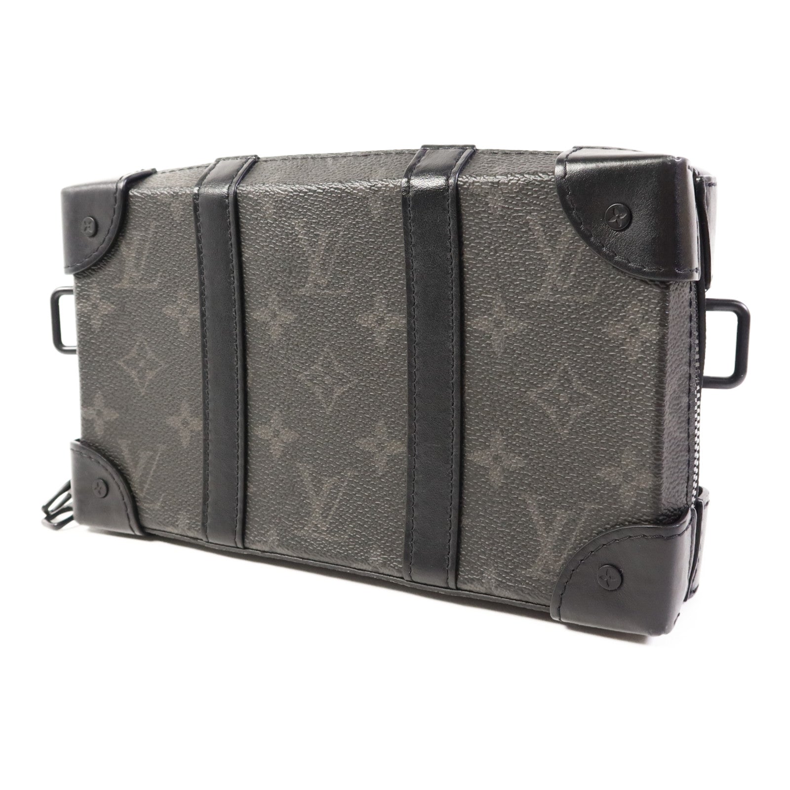 LOUIS VUITTON Monogram Eclipse Soft Trunk Wallet肩背袋