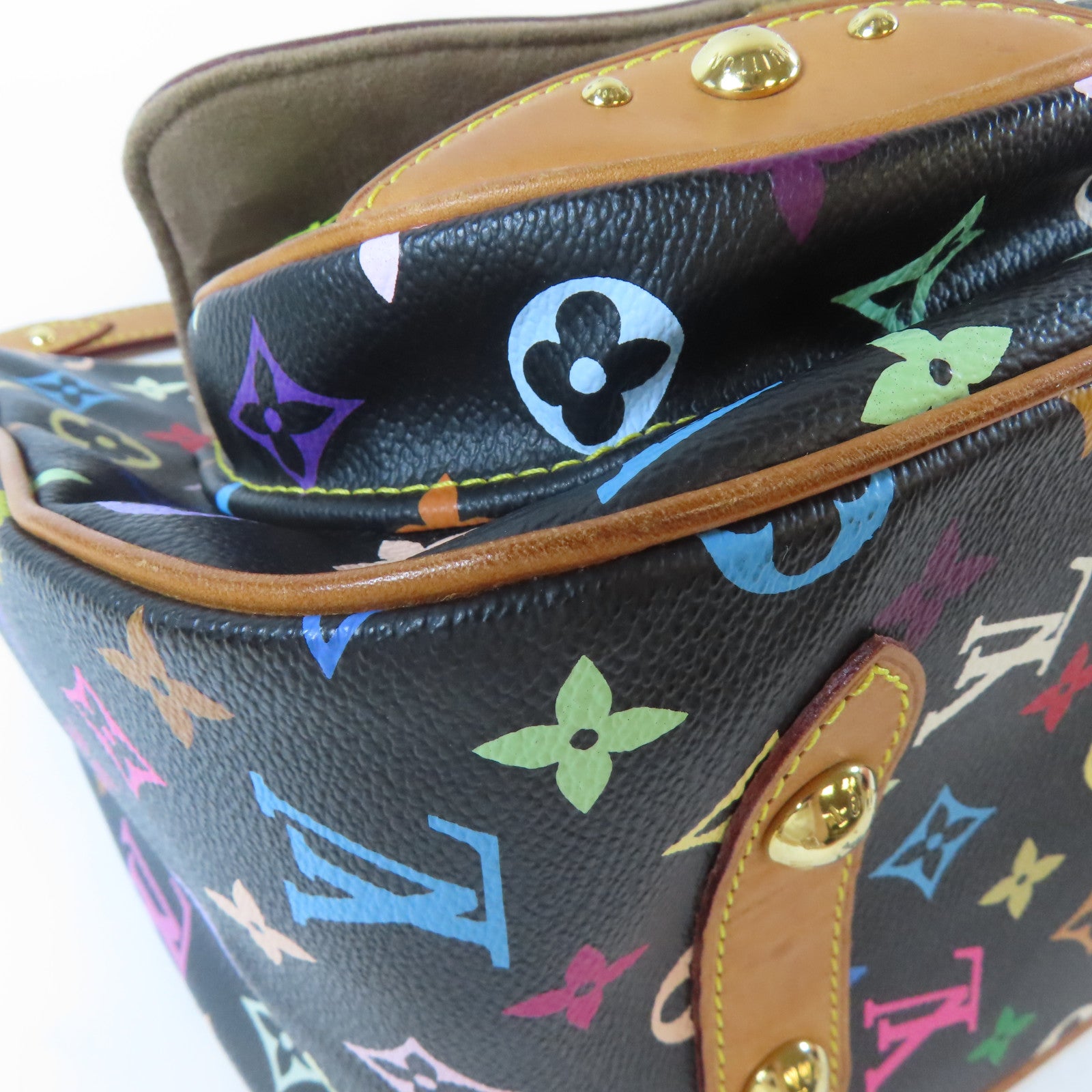 LOUIS VUITTON 【激減優惠】Monogram Multicolore Rita金扣手挽肩背兩用袋黑色/多色